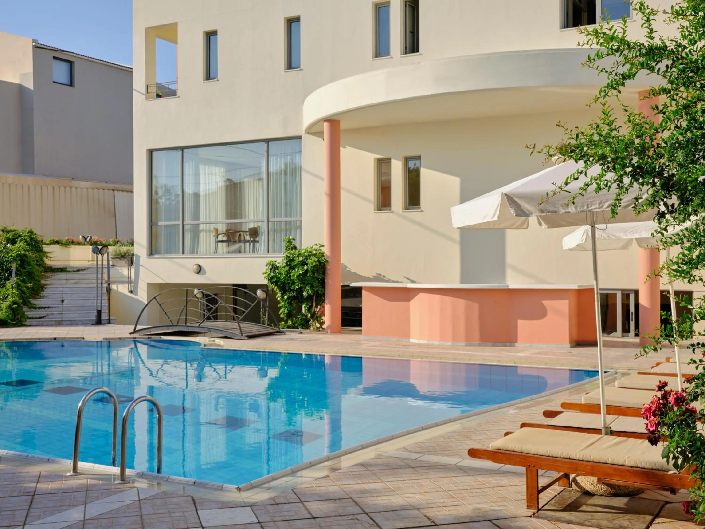 Pool view in Atlantica Yakinthos