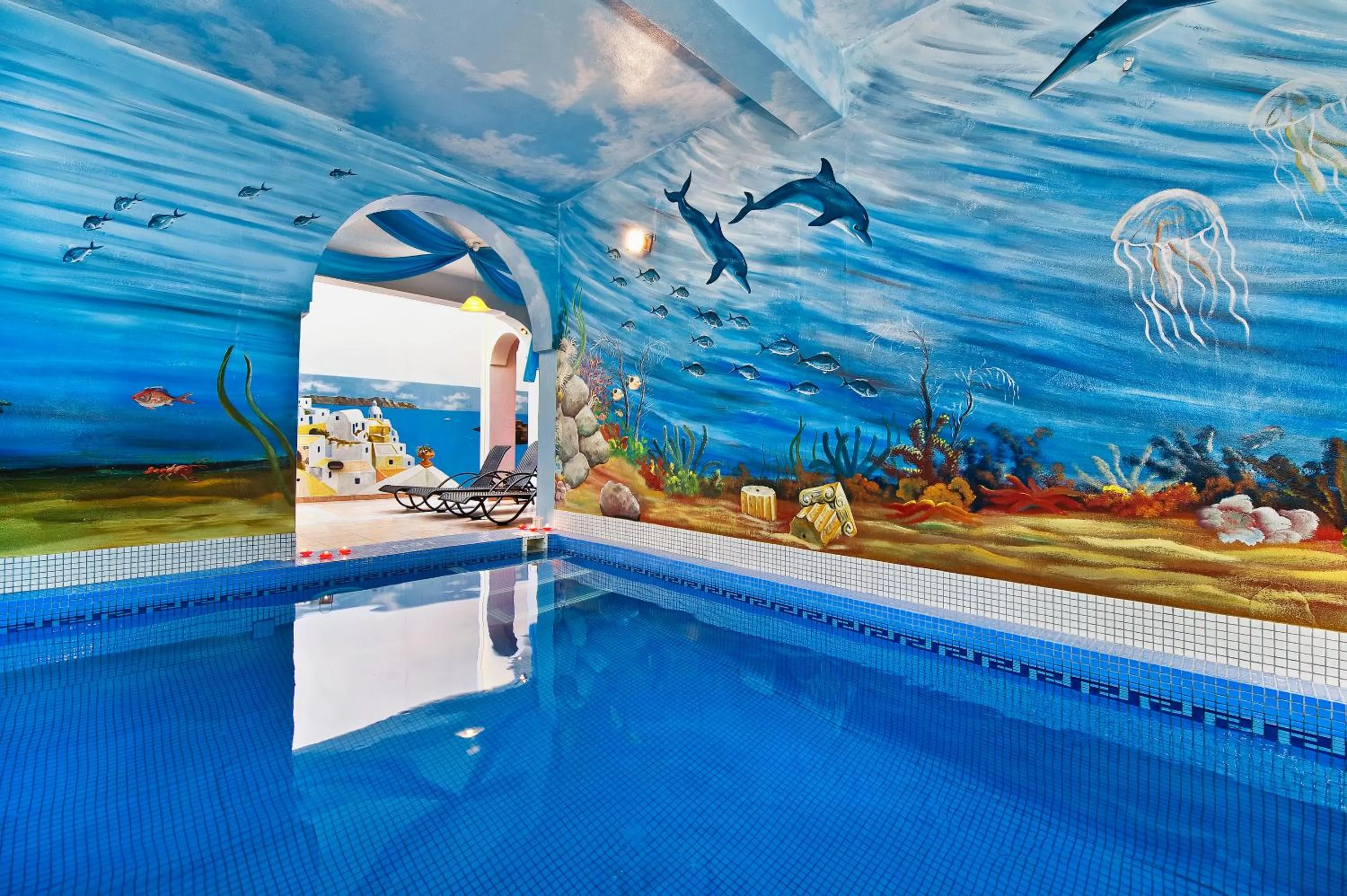 Swimming pool in Petros Villa
