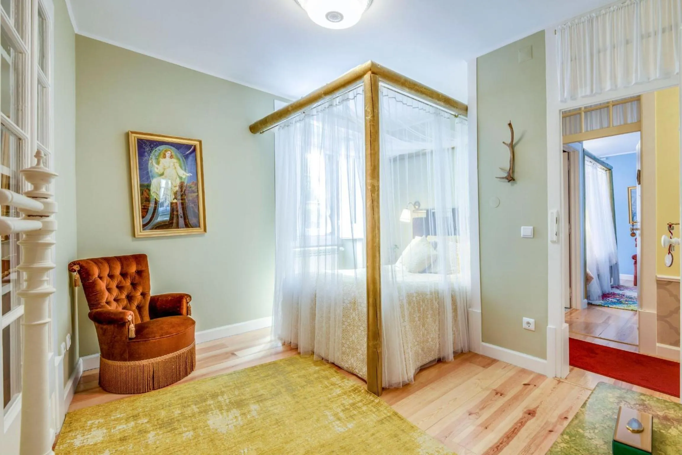 Bedroom, Bed in LUXa Charm House by LovelyStay