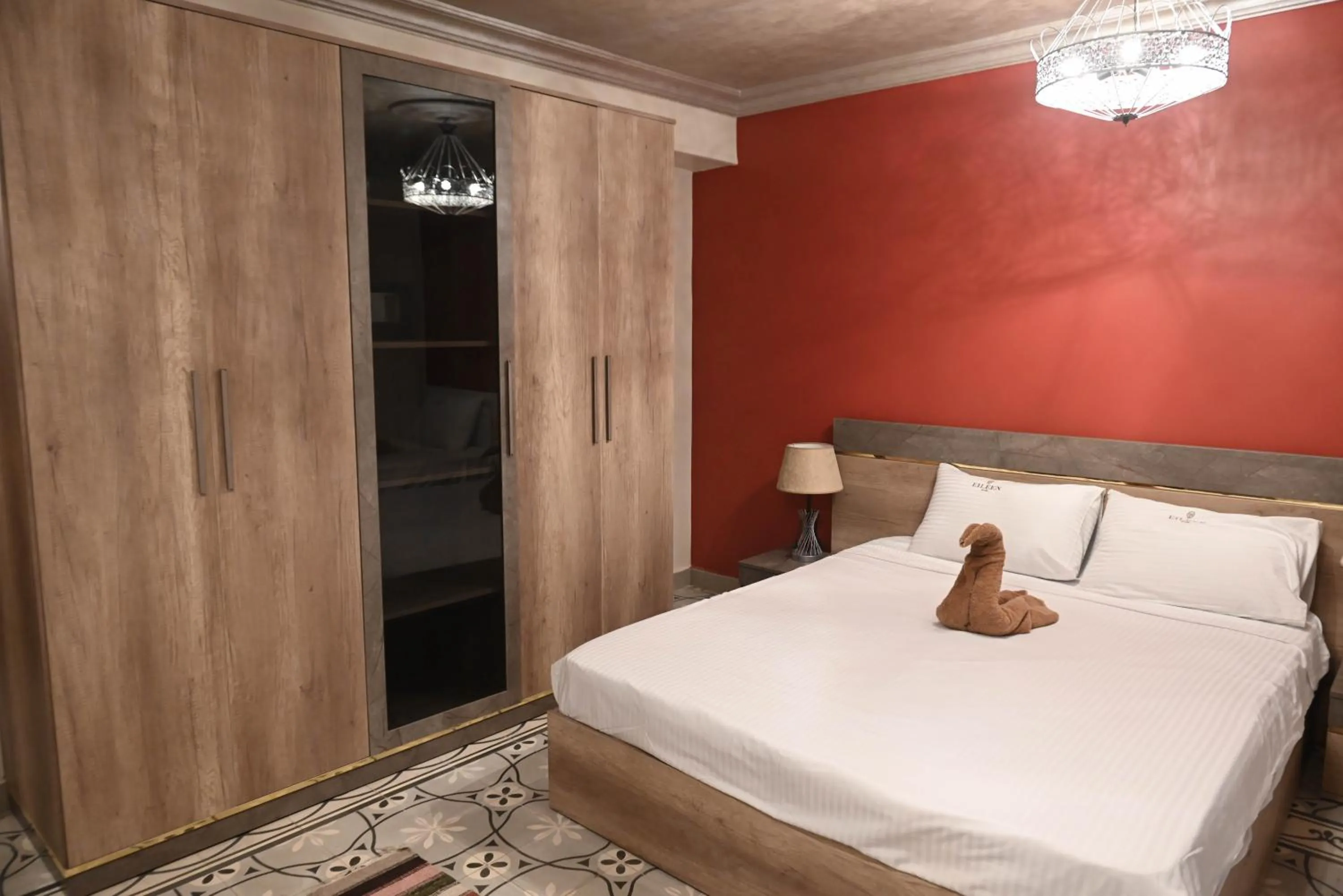 Bed in Eileen Hotel Cairo