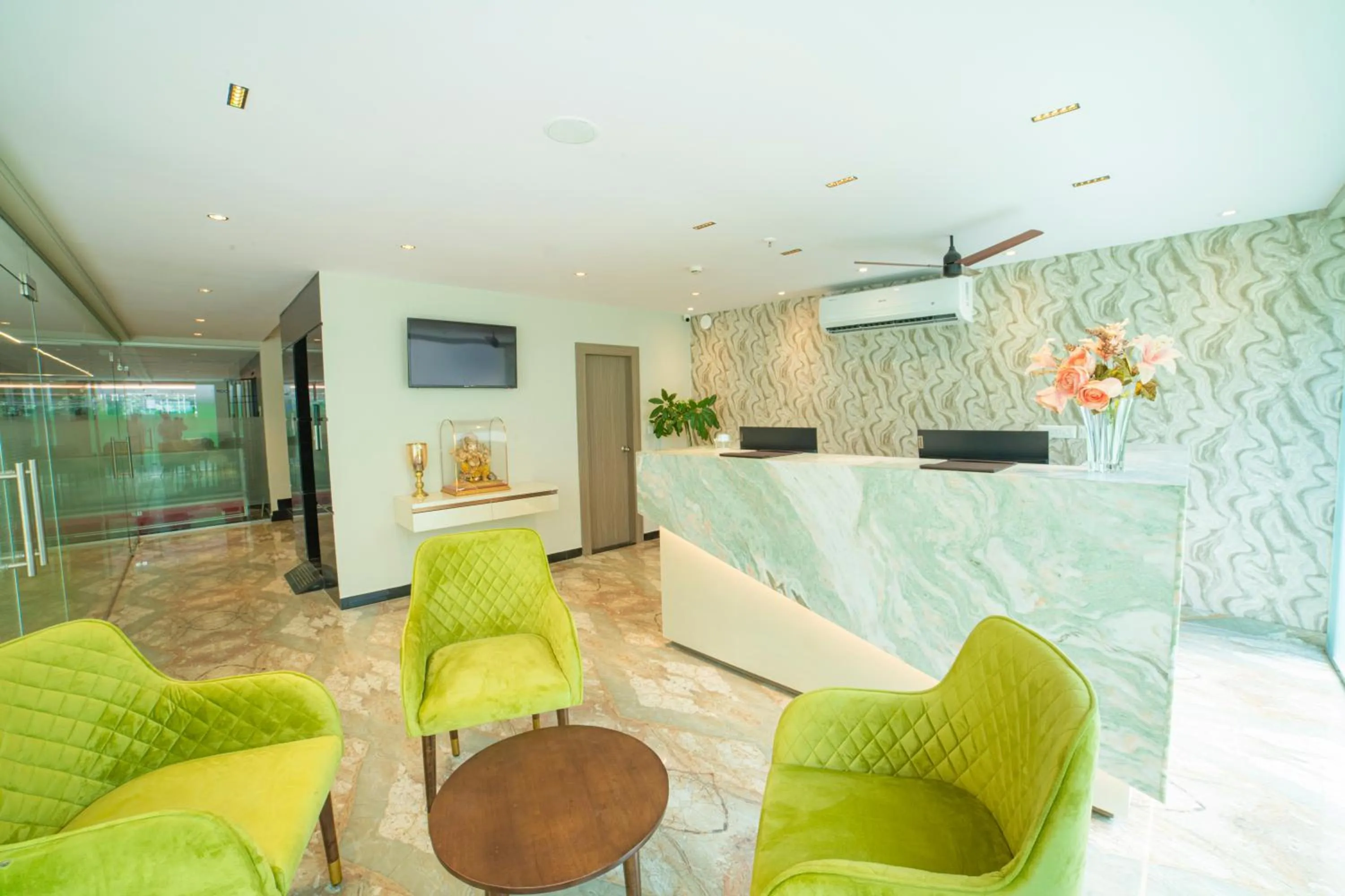 Lobby or reception in The Beacon Hotel Visakhapatnam