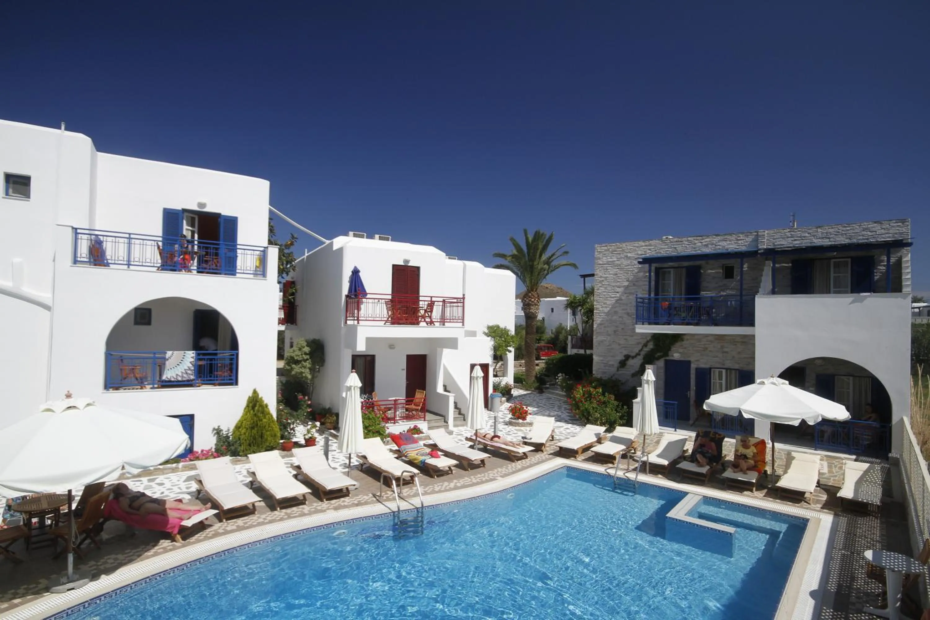 Facade/entrance in Katerina Hotel