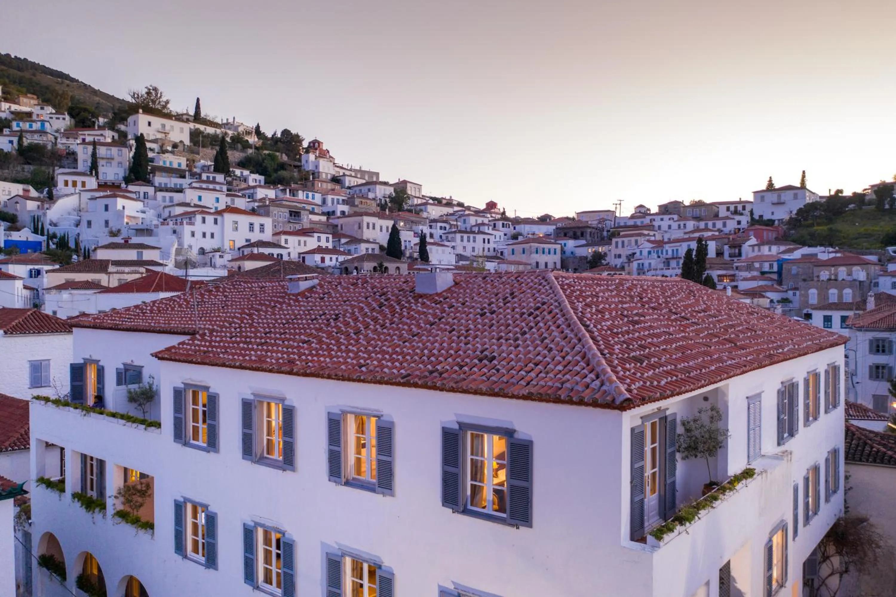 Property building in Hotel Leto Hydra