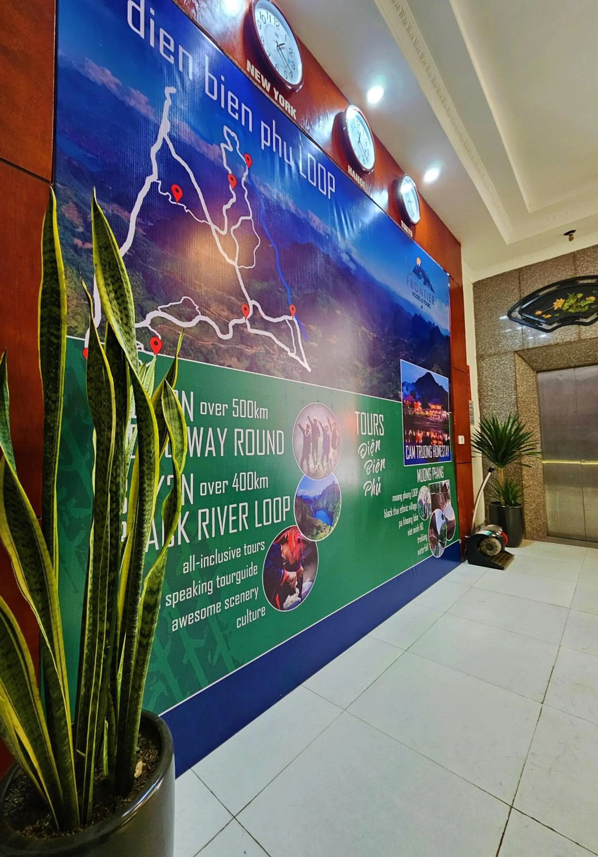 Lobby or reception in Frontier Hostel & Tours