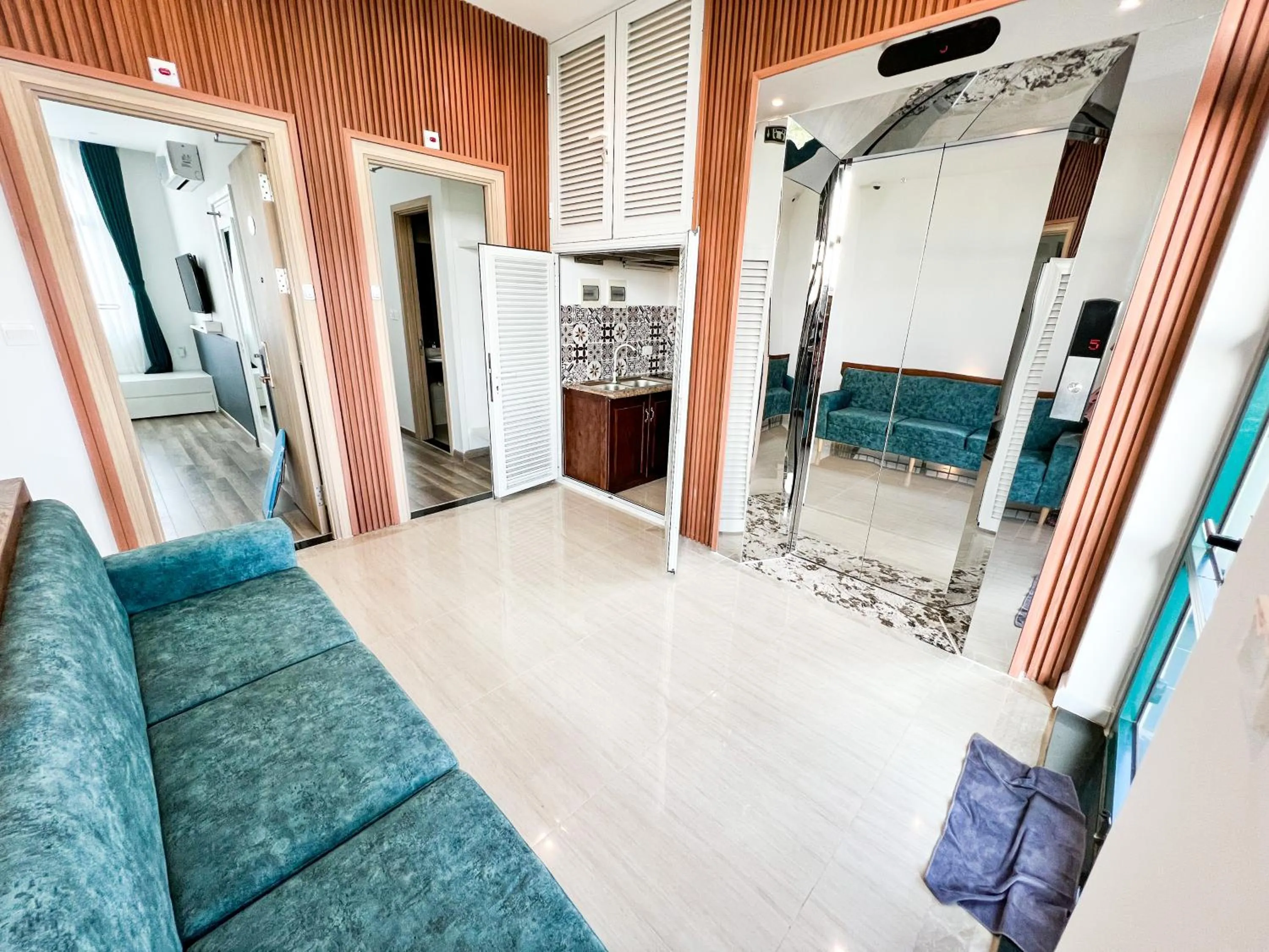 Kitchen or kitchenette in MARINA SEASIDE BOUTIQUE HOTEL PHU QUOC - Early Checkin