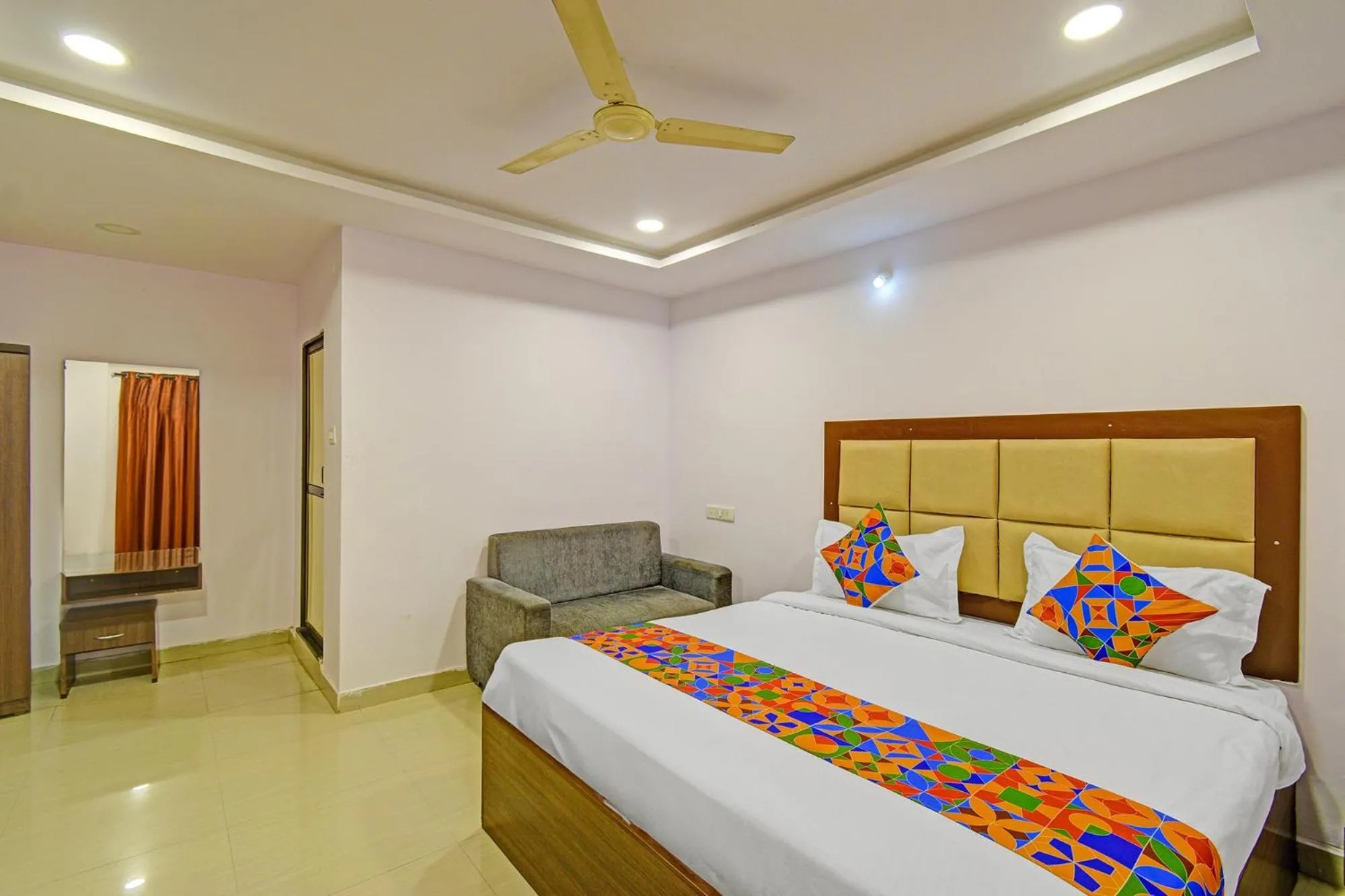 Bed in FabHotel VSR International