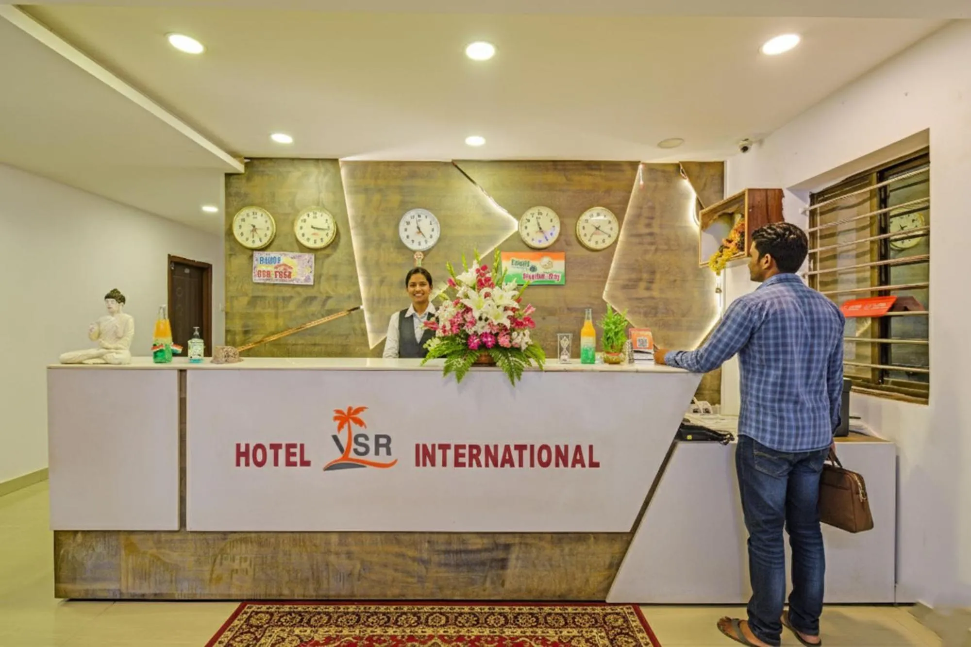 Lobby or reception in FabHotel VSR International