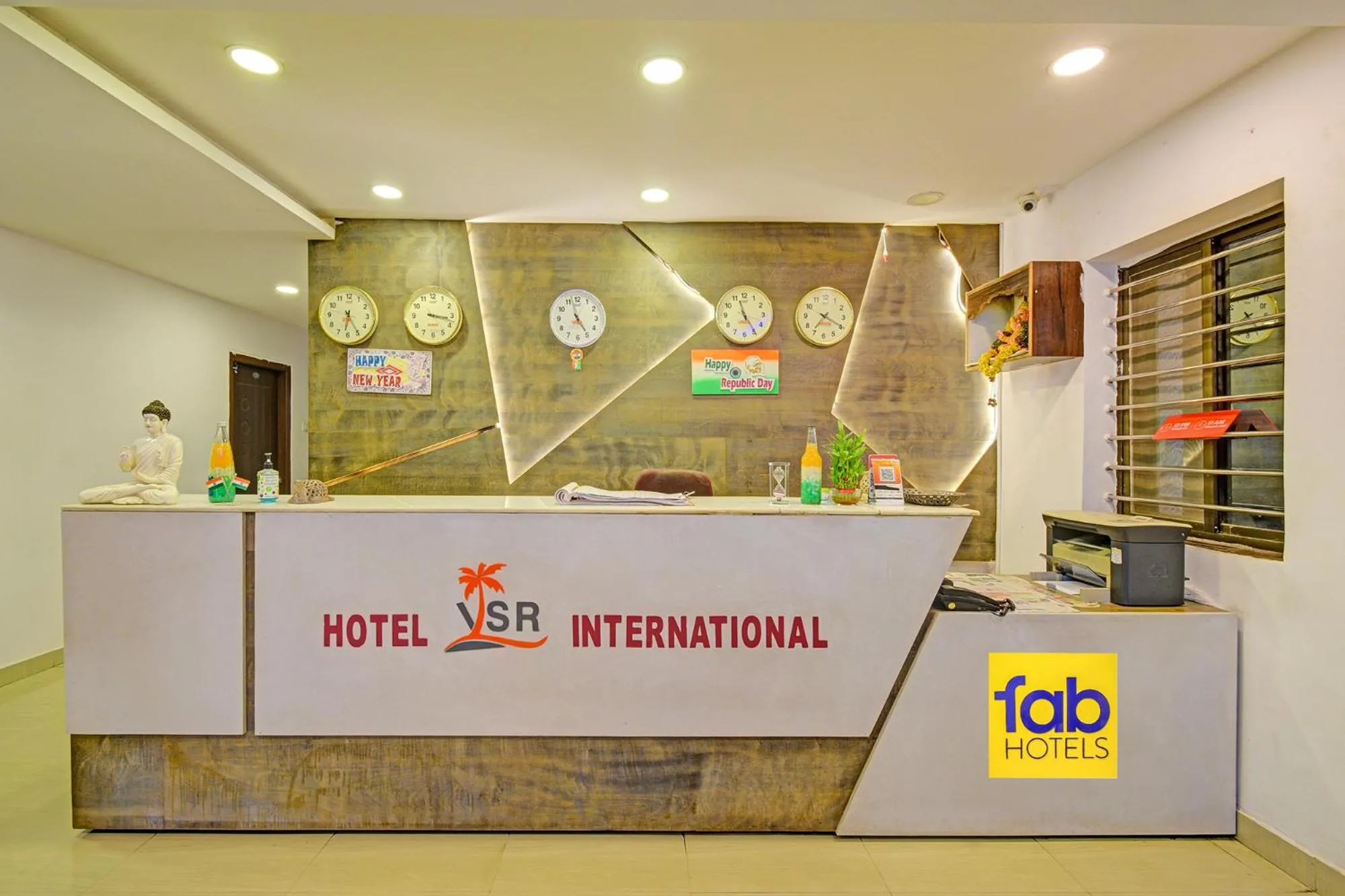 Lobby or reception in FabHotel VSR International