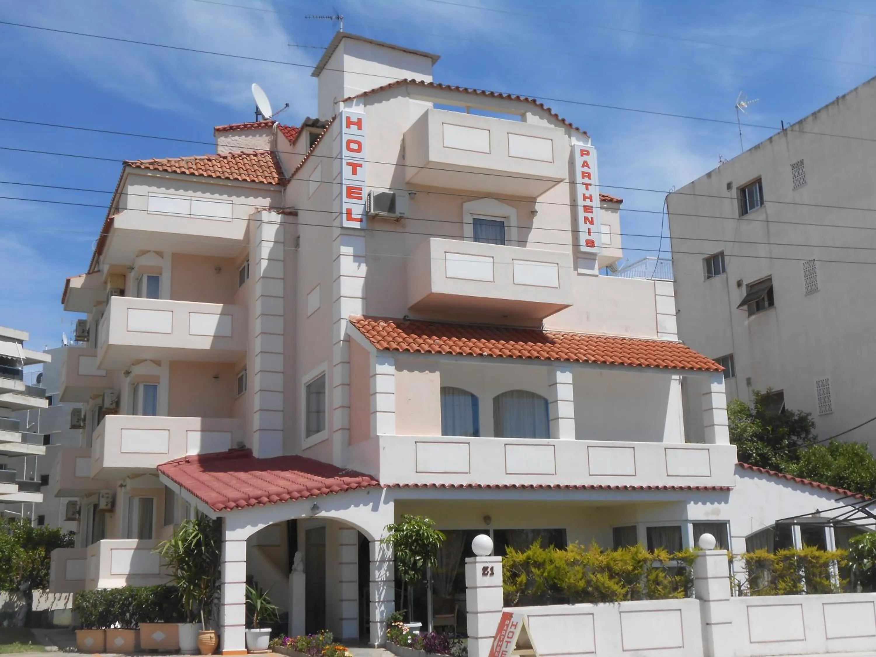 Property building in Parthenis Riviera Hotel