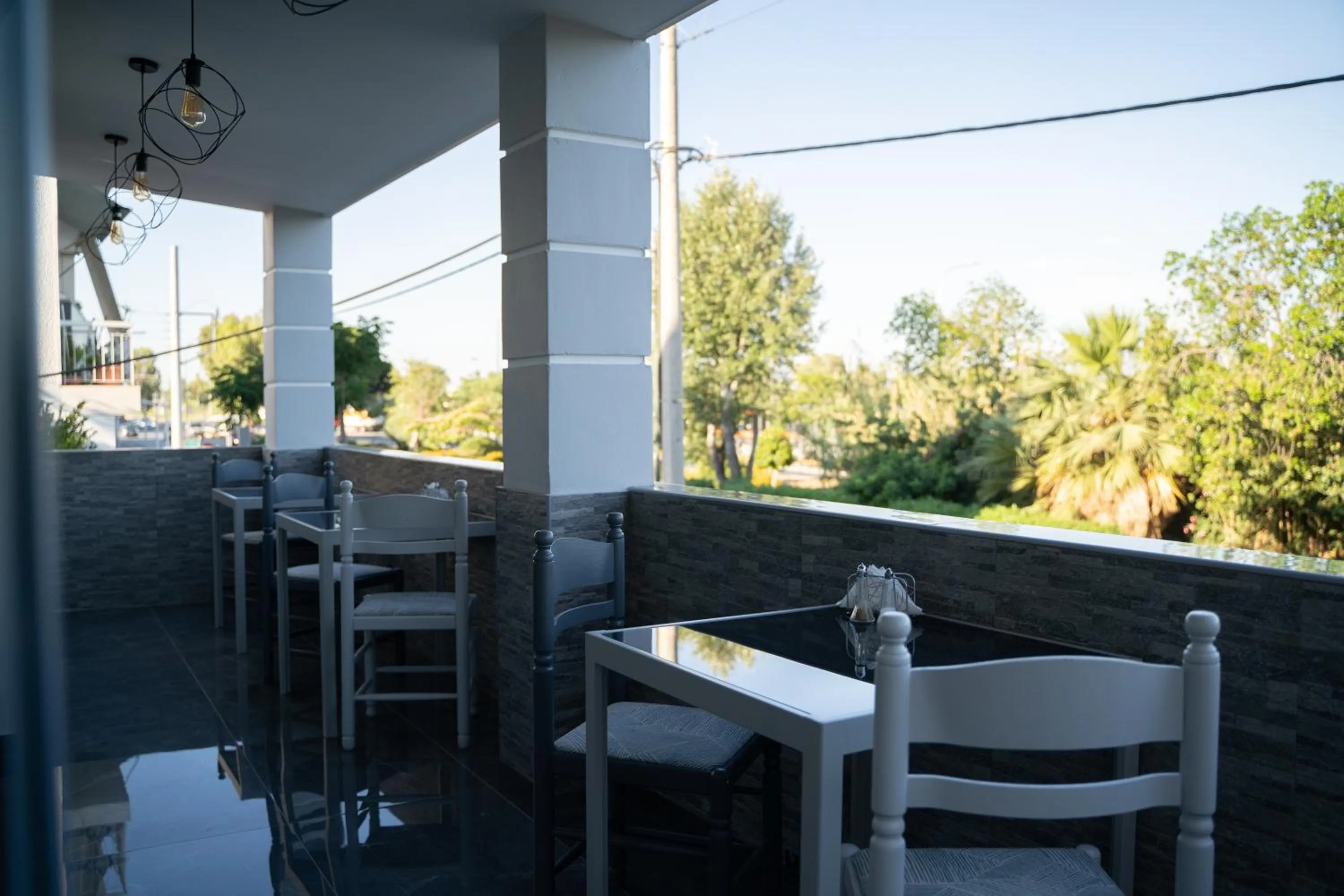 Balcony/Terrace in Parthenis Riviera Hotel