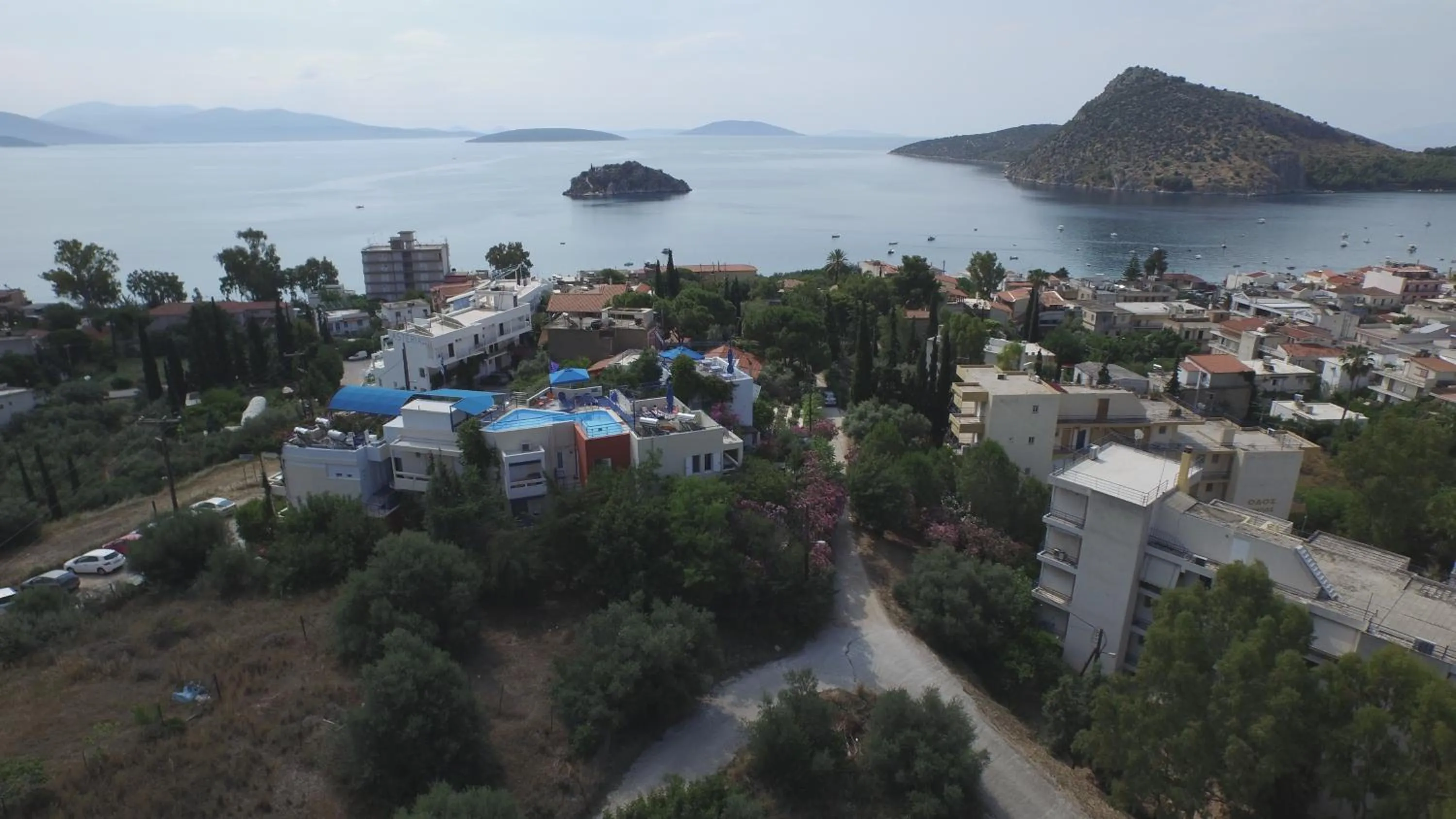 Bird's eye view in Heliotopos Apartments