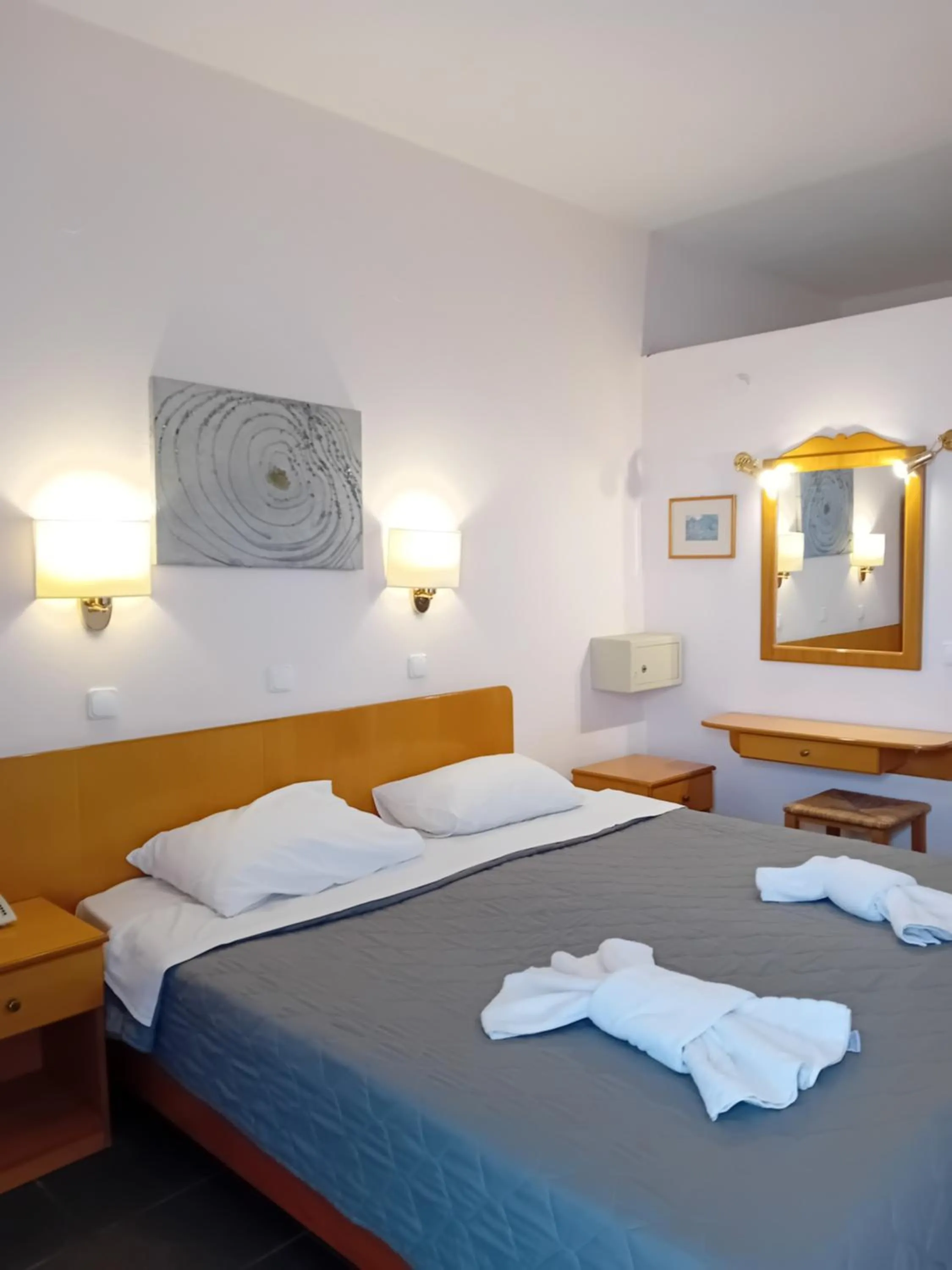 Bed in Heliotopos Apartments