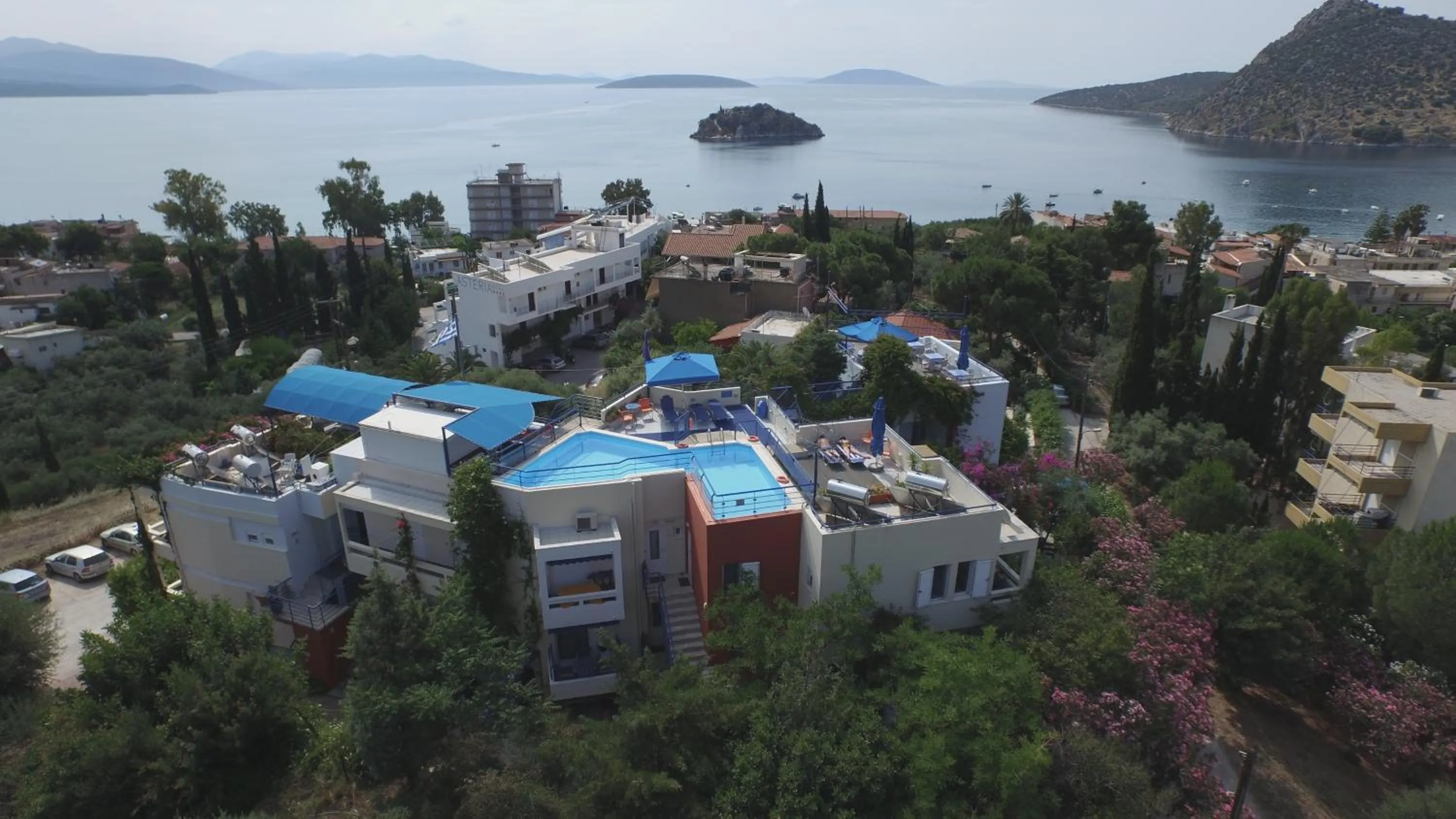 Bird's eye view in Heliotopos Apartments