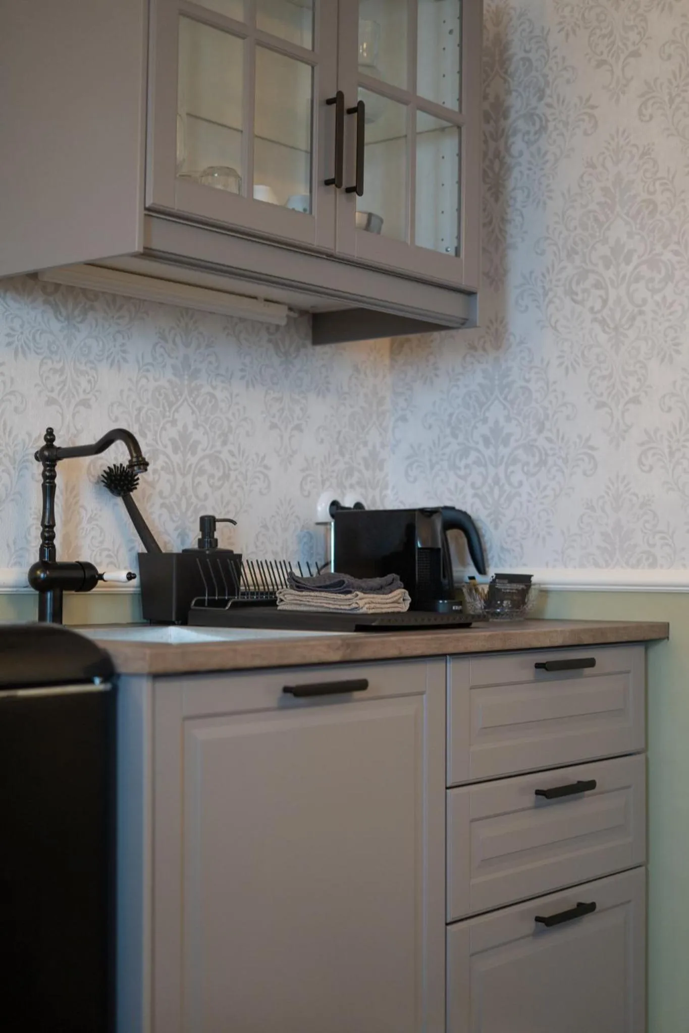 Kitchen or kitchenette in Hótel Blönduós