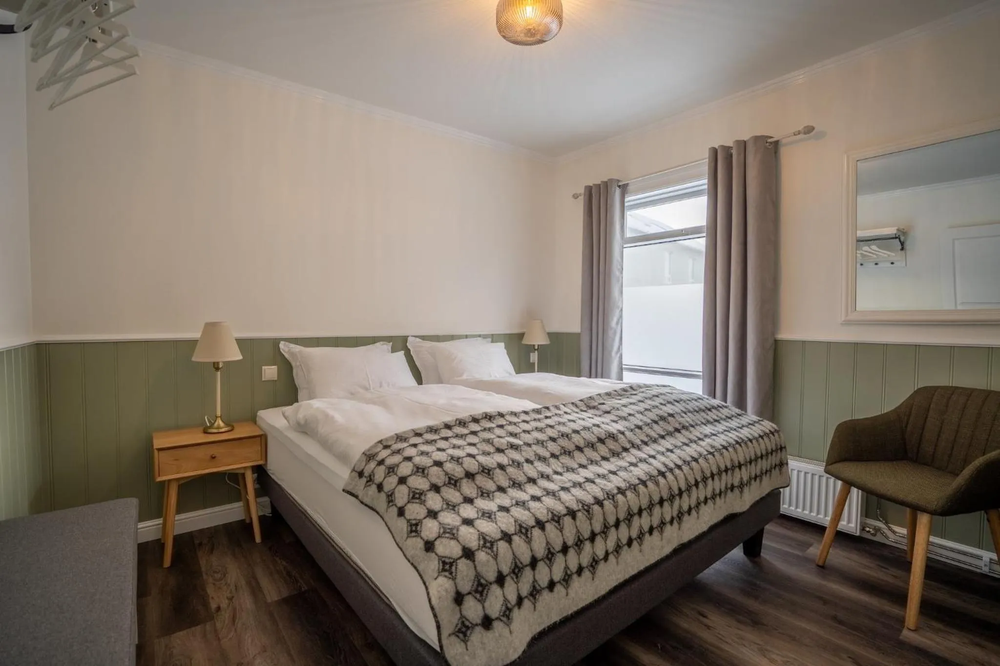 Bedroom, Bed in Hótel Blönduós