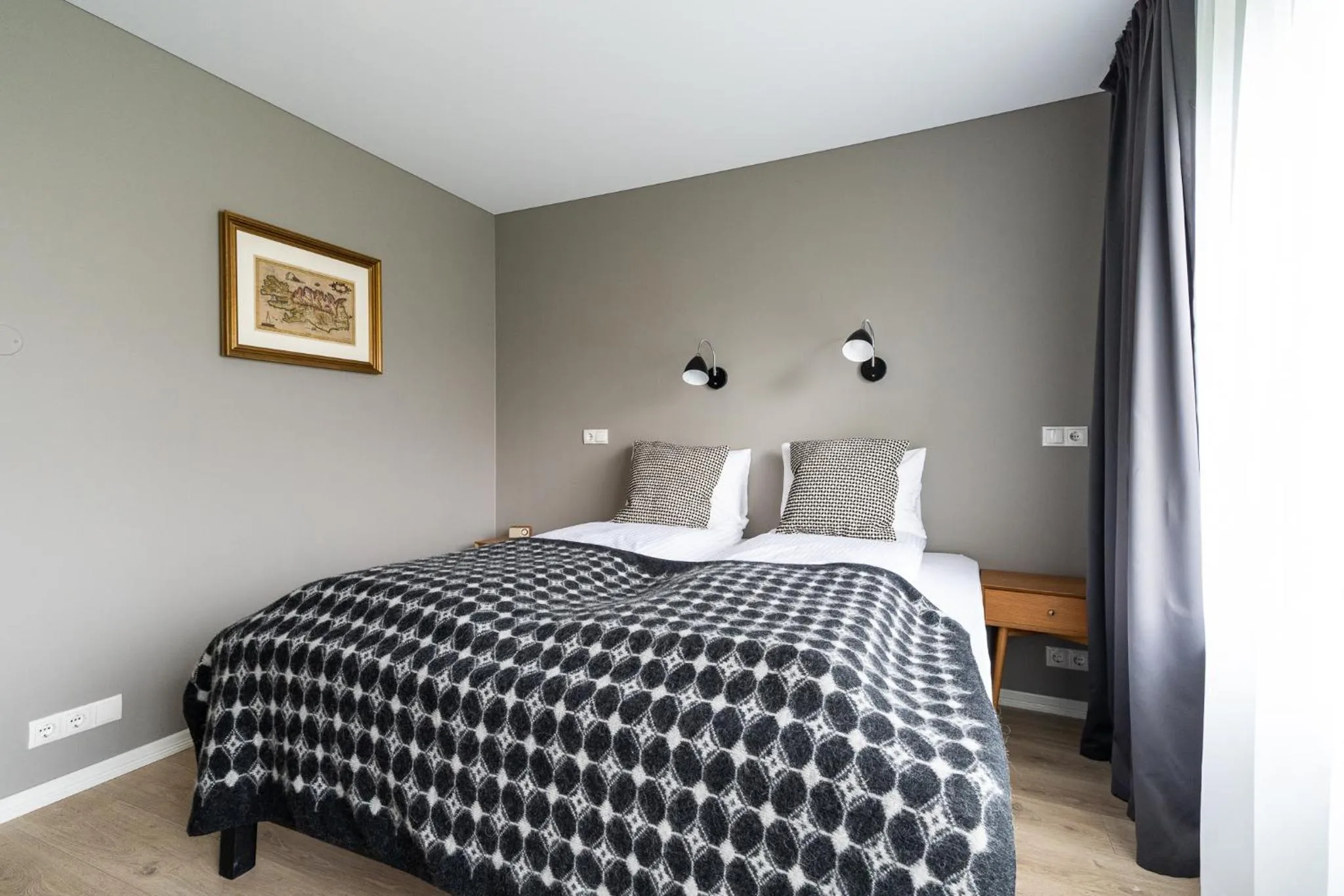 Bed in Hótel Blönduós