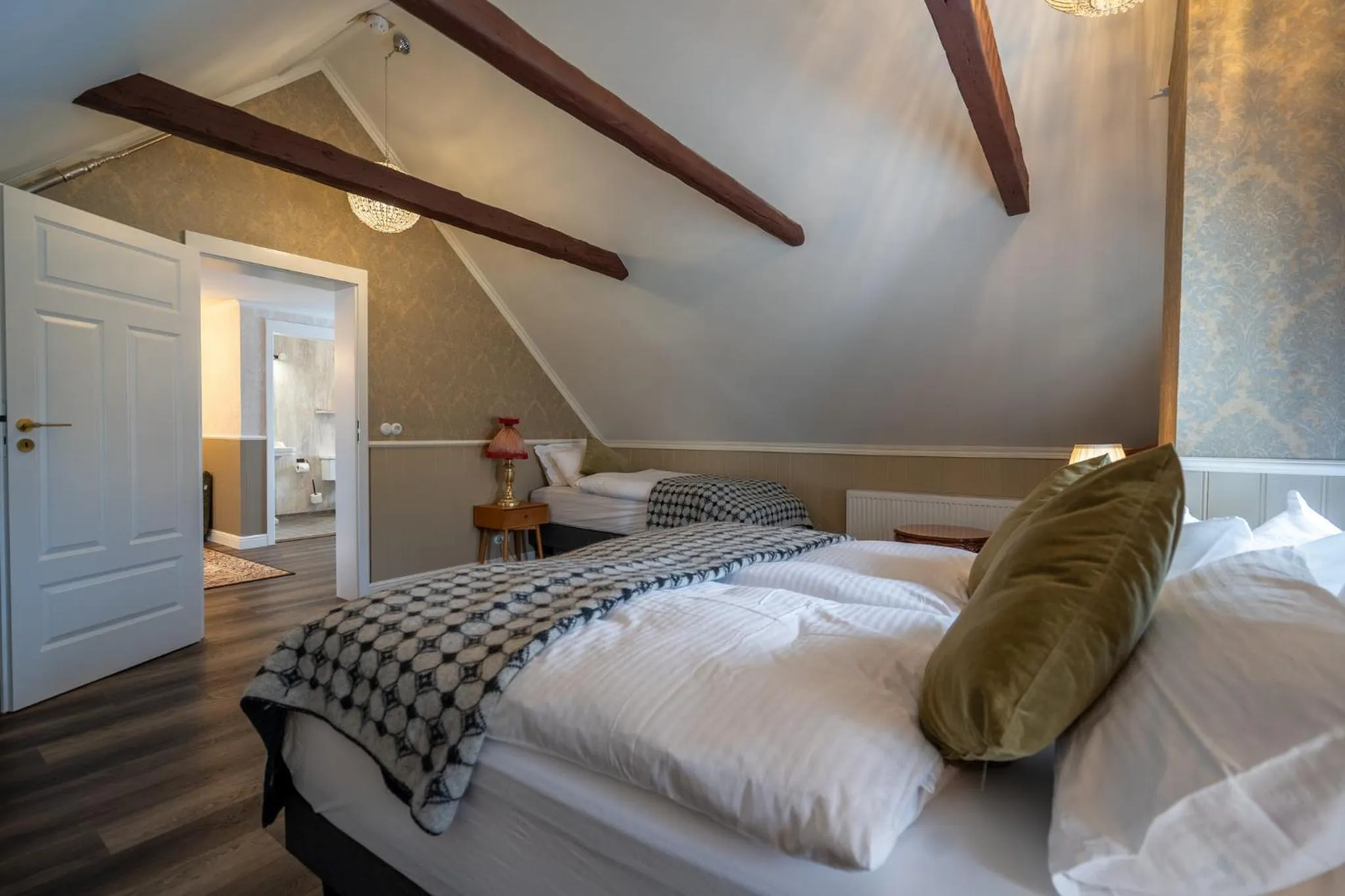 Bedroom, Bed in Hótel Blönduós