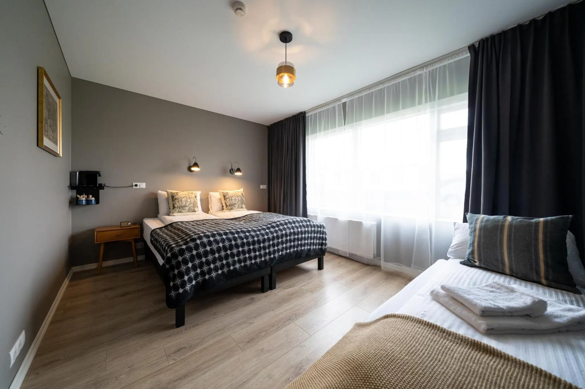 Bed in Hótel Blönduós