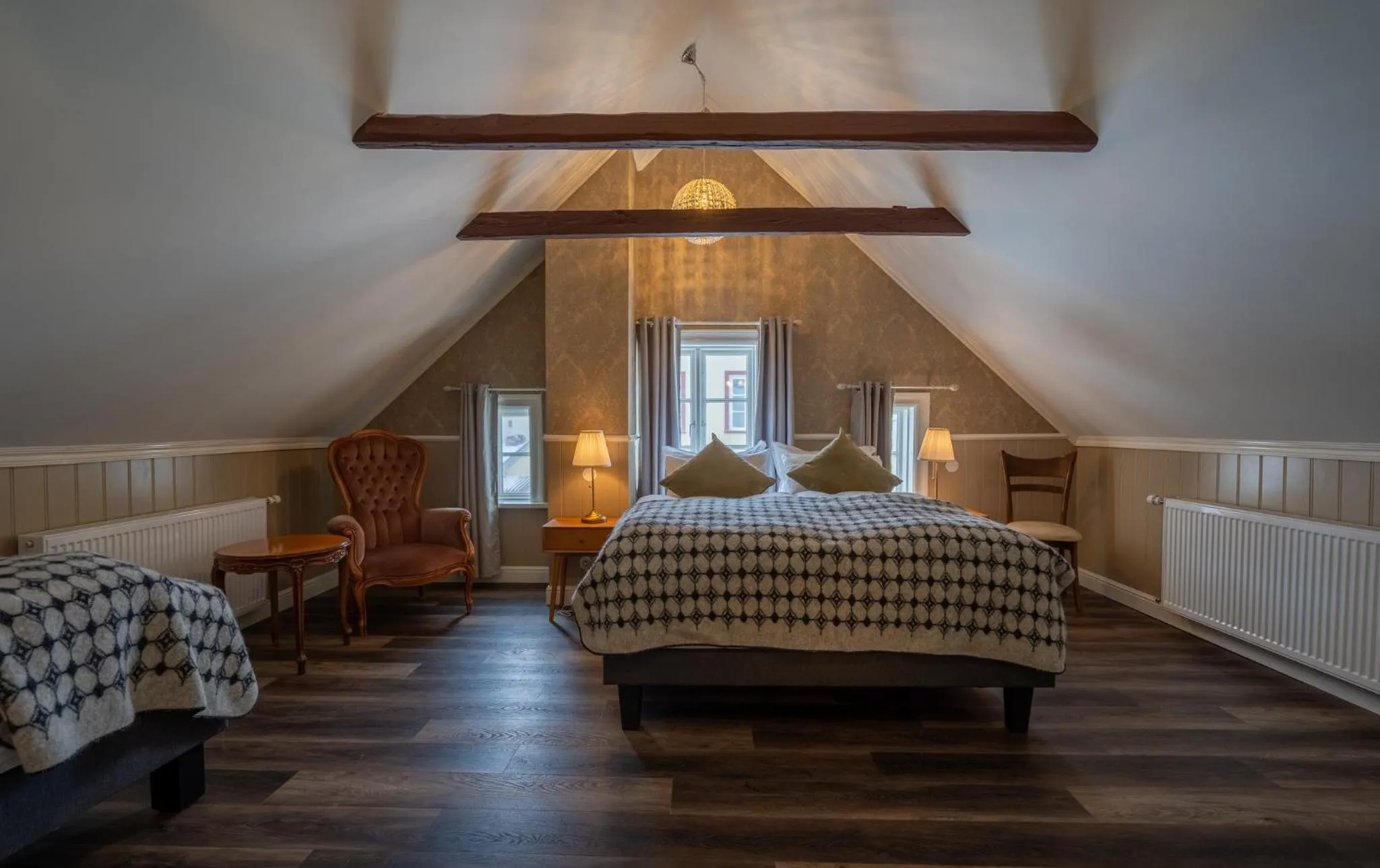 Bedroom, Bed in Hótel Blönduós