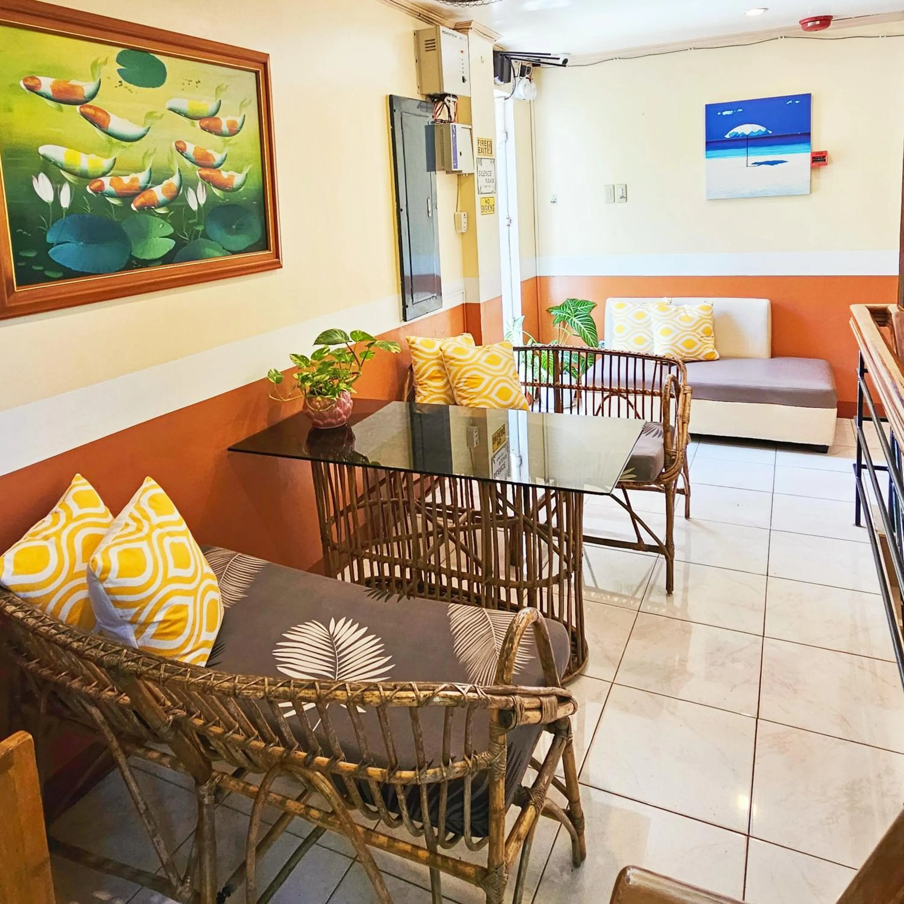 Lobby or reception in Balayong Pension