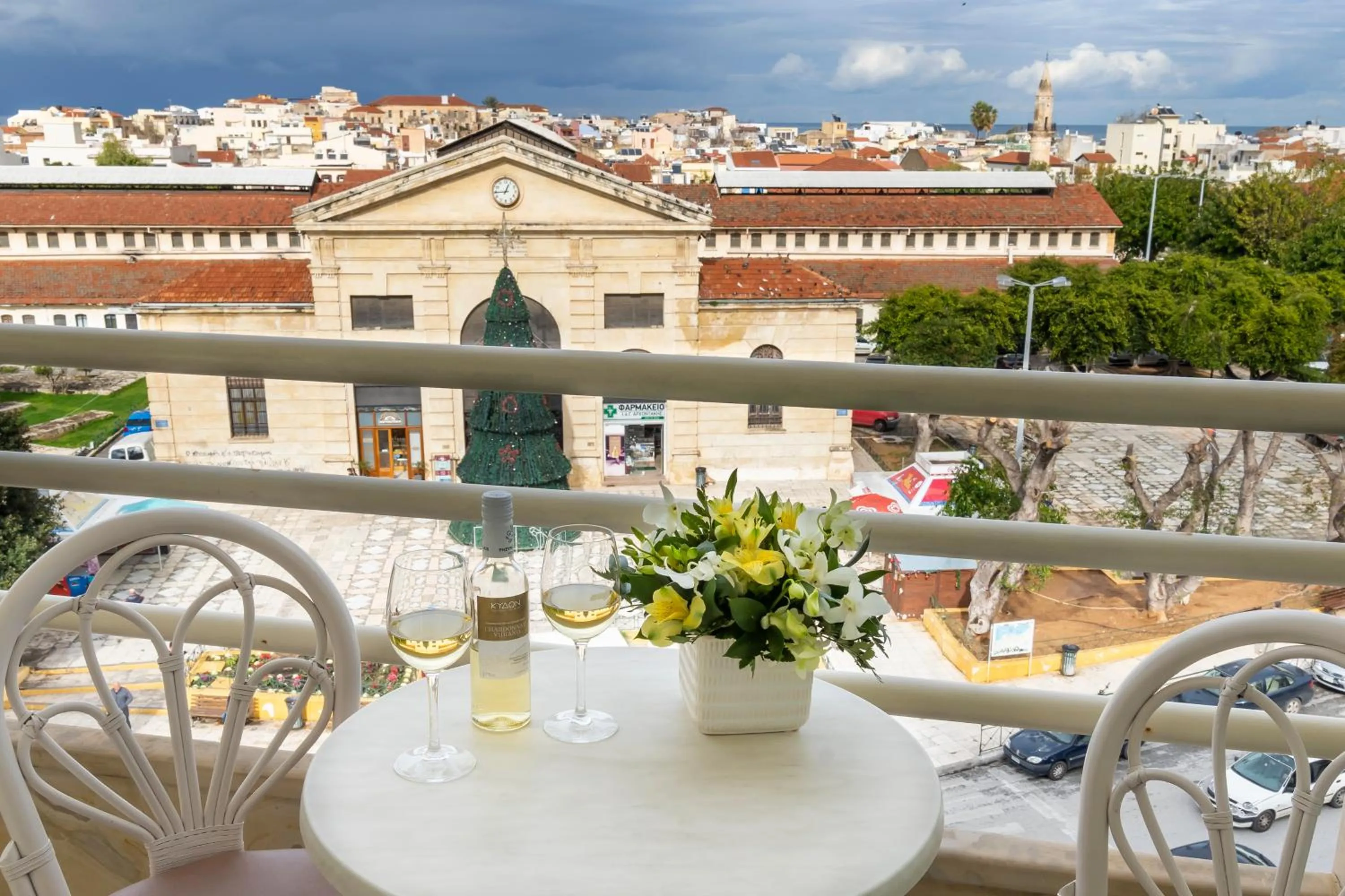 Balcony/Terrace in Kydon The Heart City Hotel