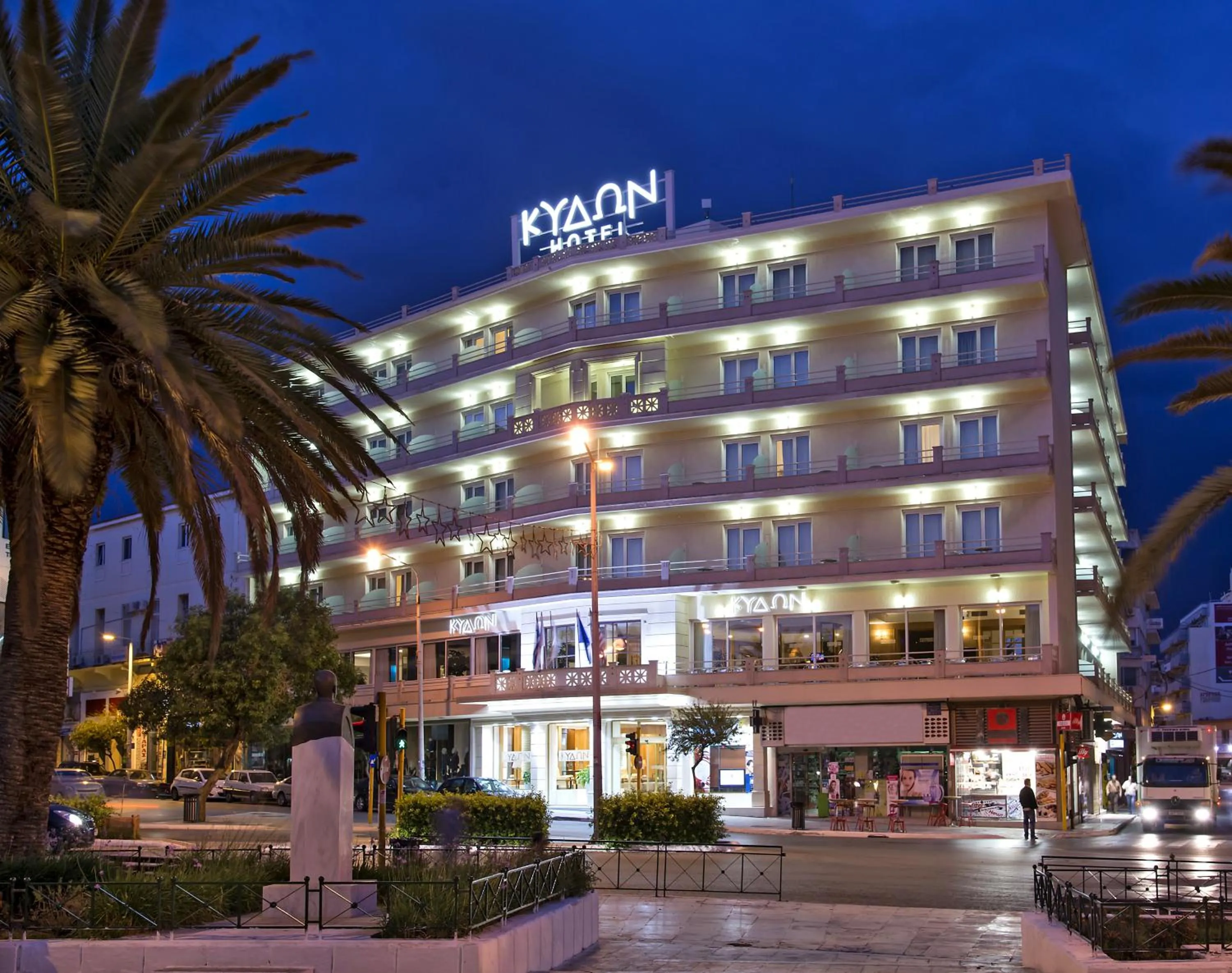 Property building in Kydon The Heart City Hotel