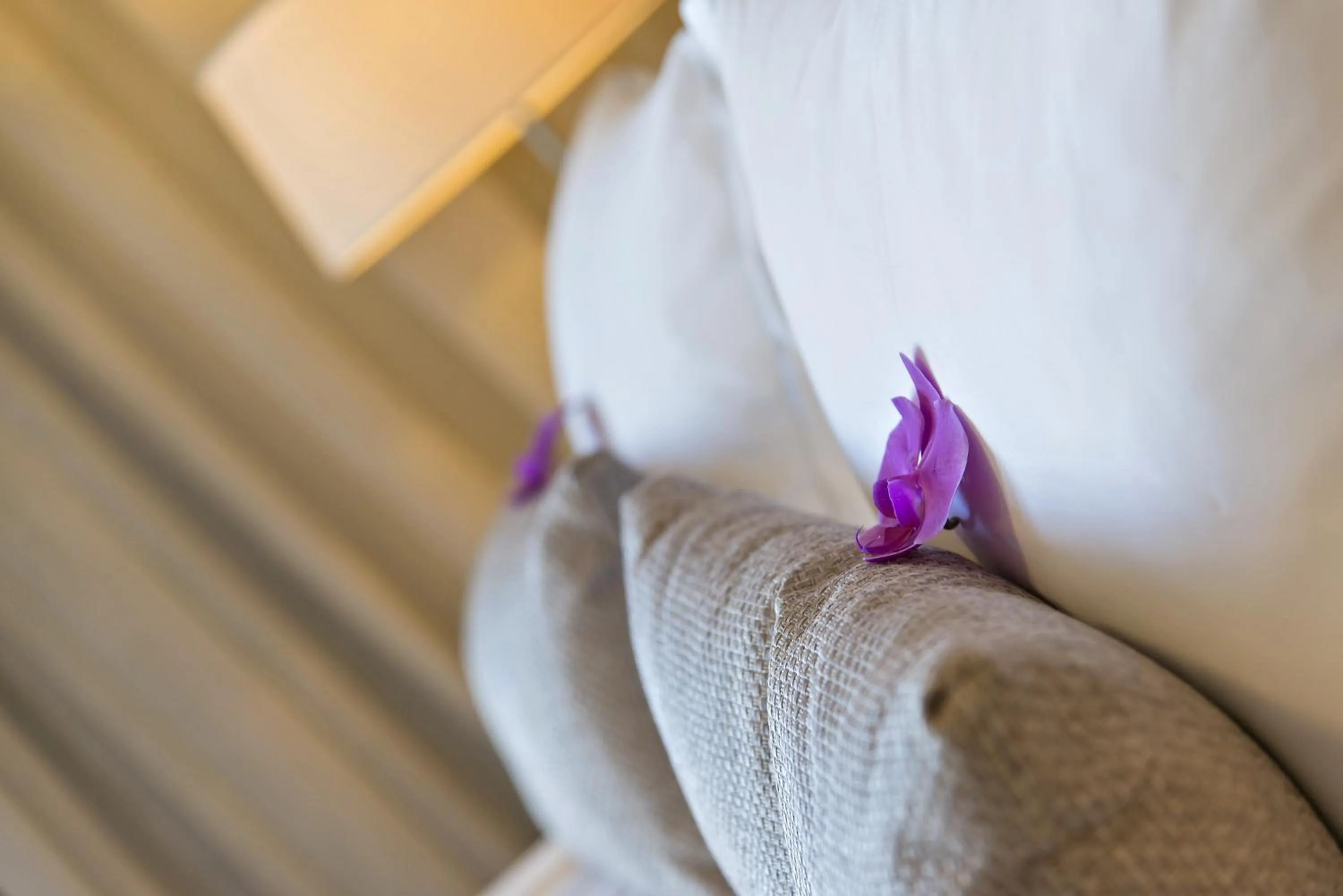 Decorative detail, Bed in Kydon The Heart City Hotel