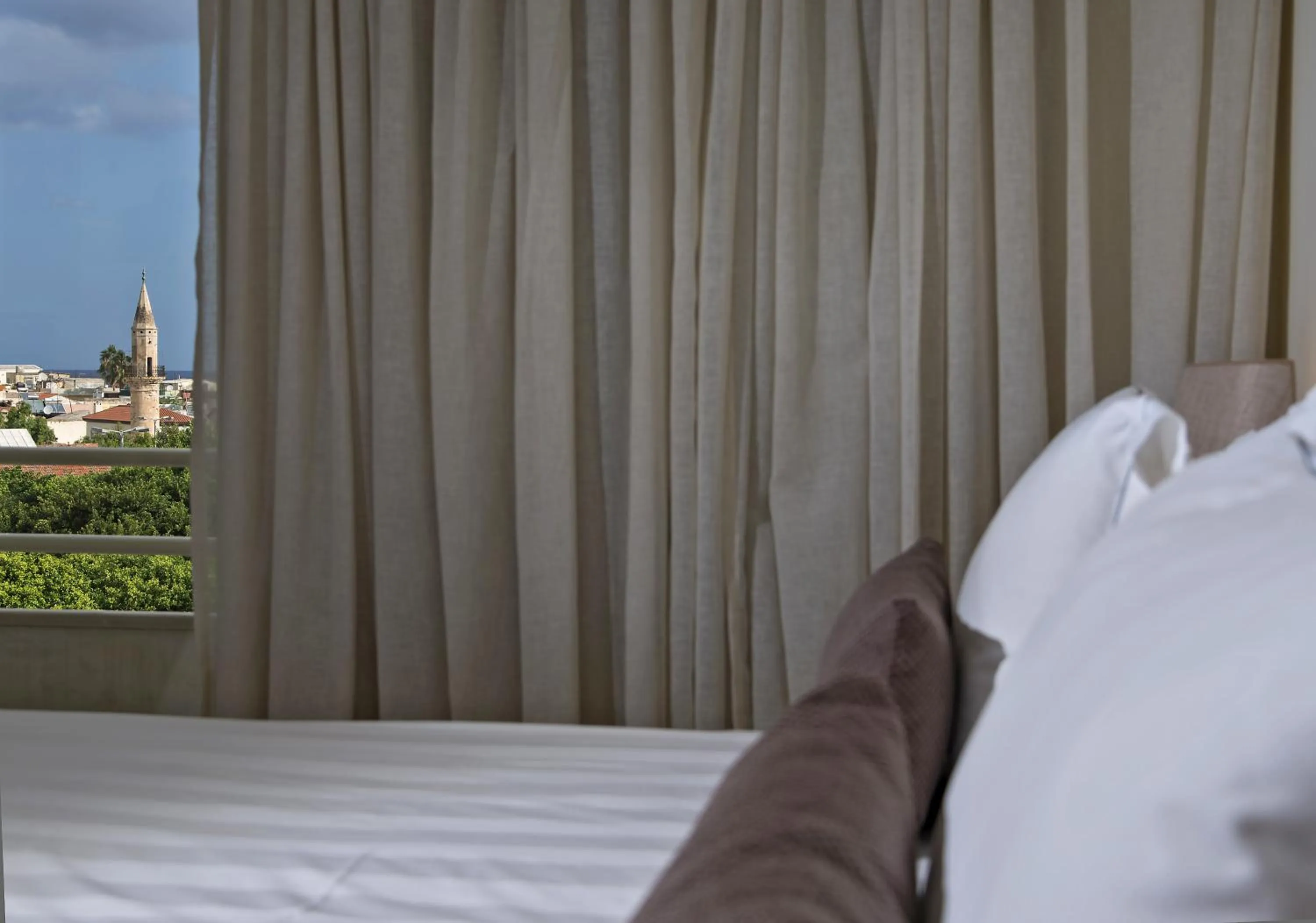 Bed in Kydon The Heart City Hotel