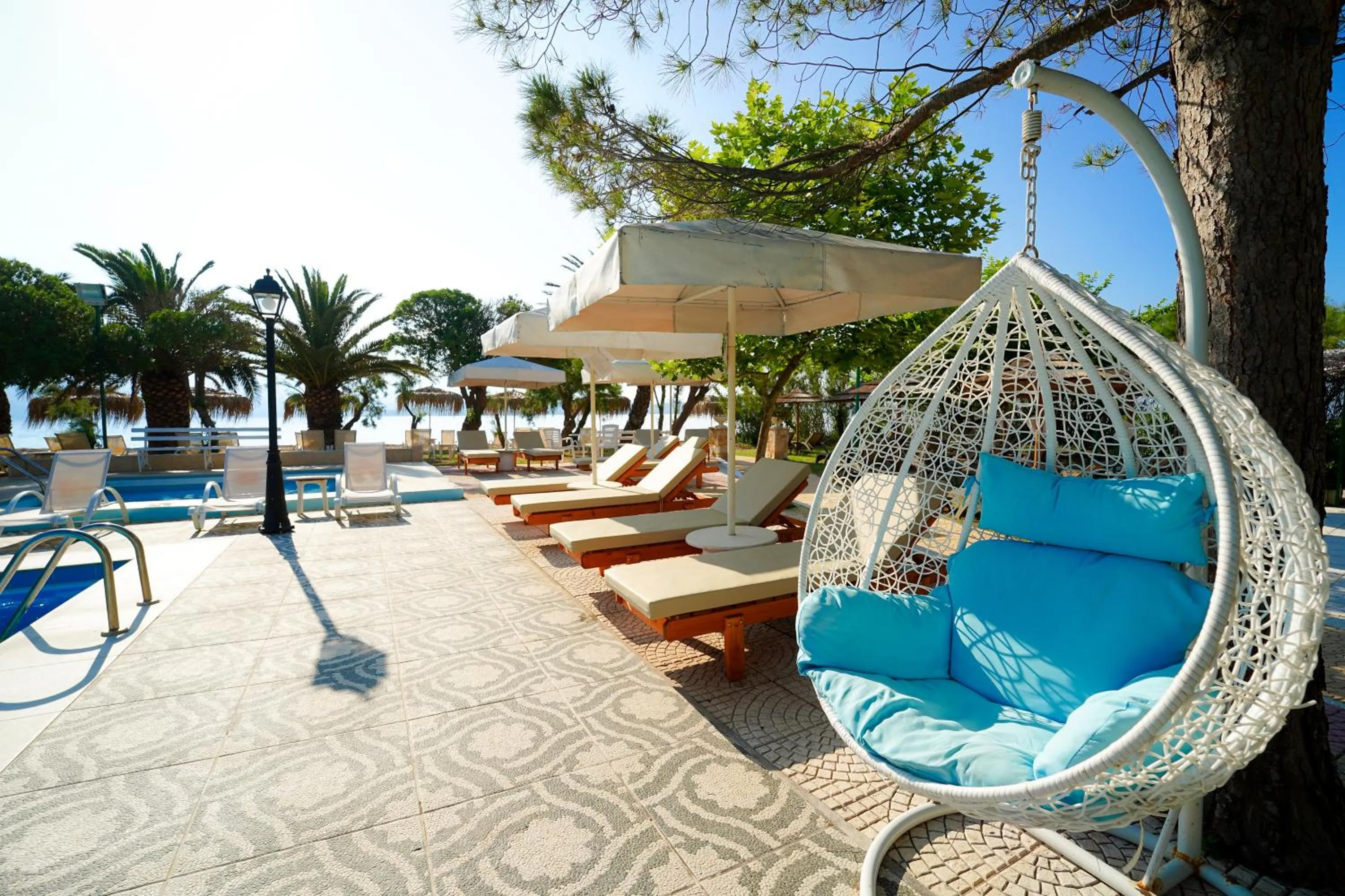 Patio in Hotel Summery