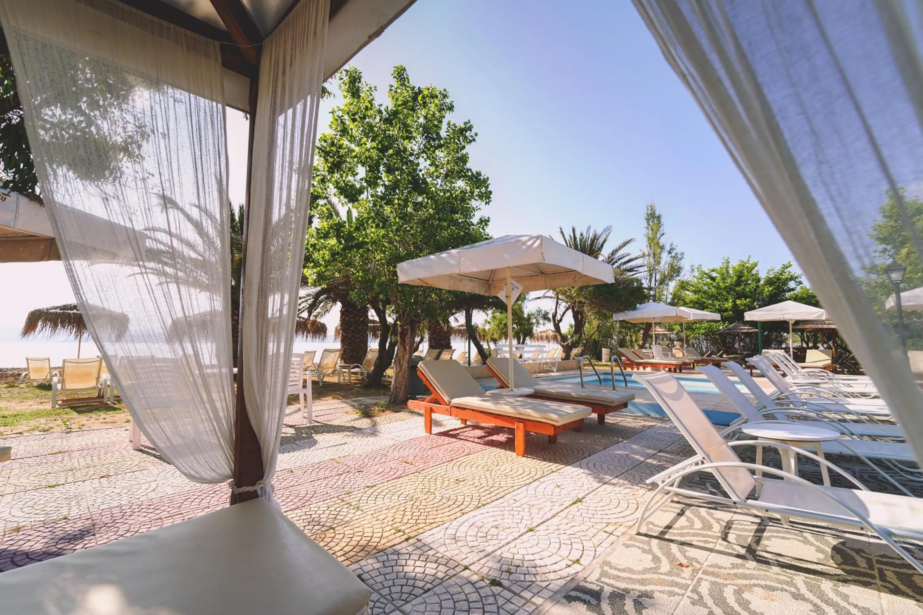 Patio in Hotel Summery