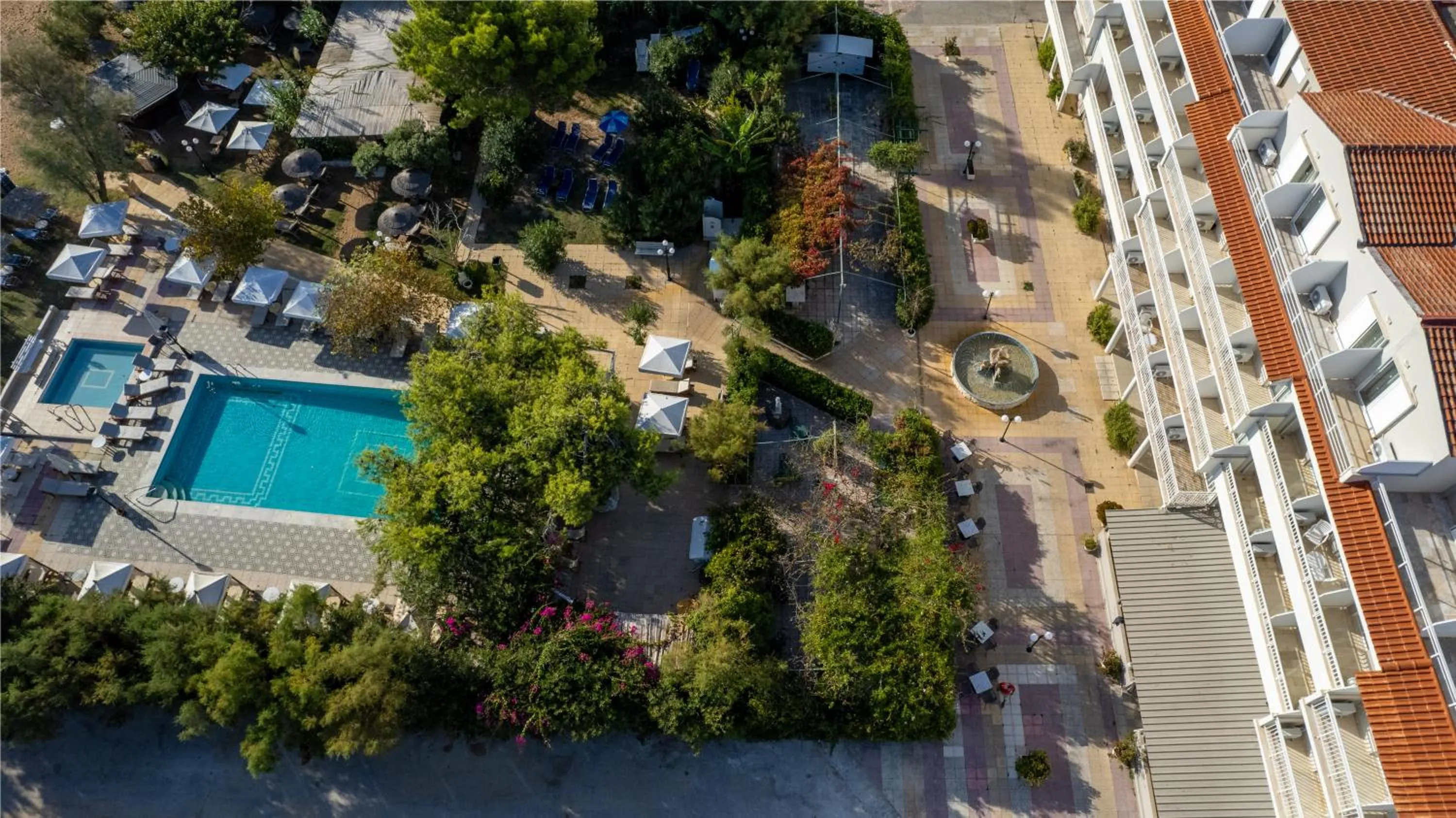 Patio in Hotel Summery