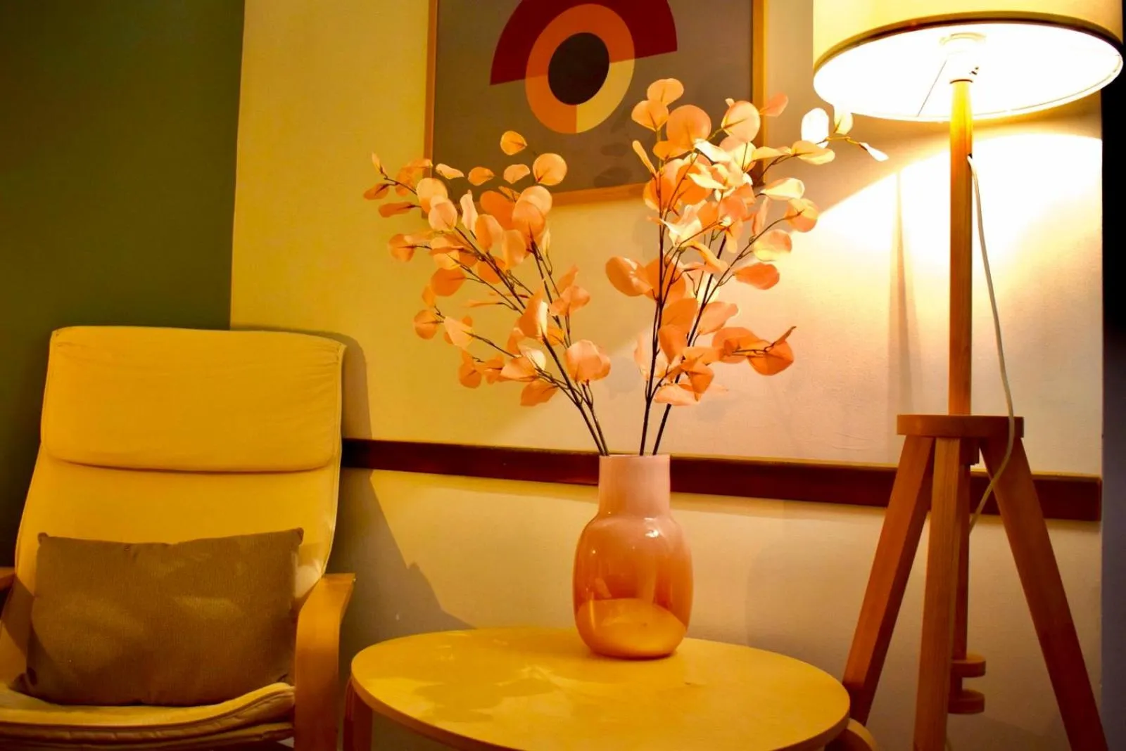 Seating area in Carmen Art Hotel