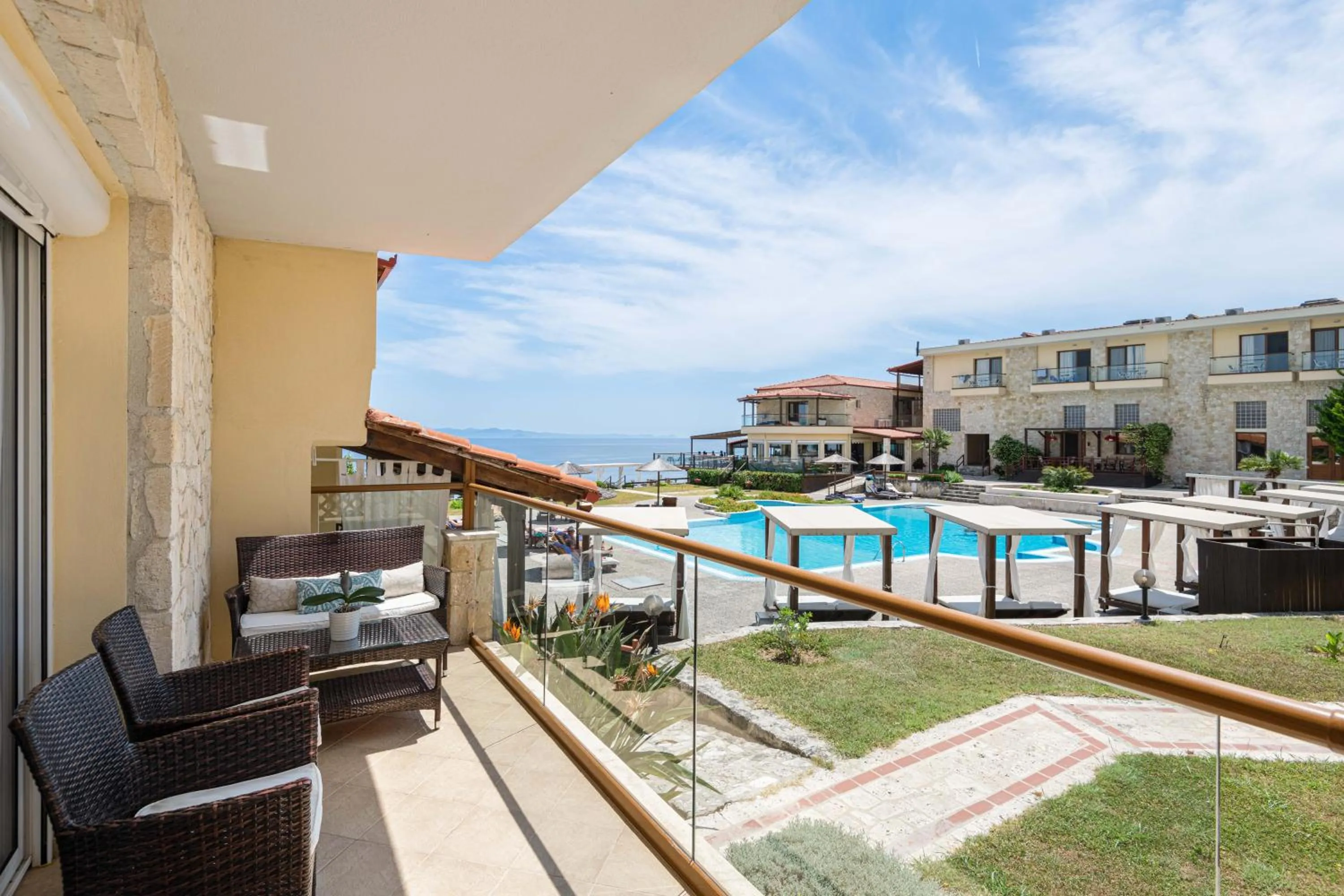 Balcony/Terrace in Blue Bay Halkidiki - Adults Only