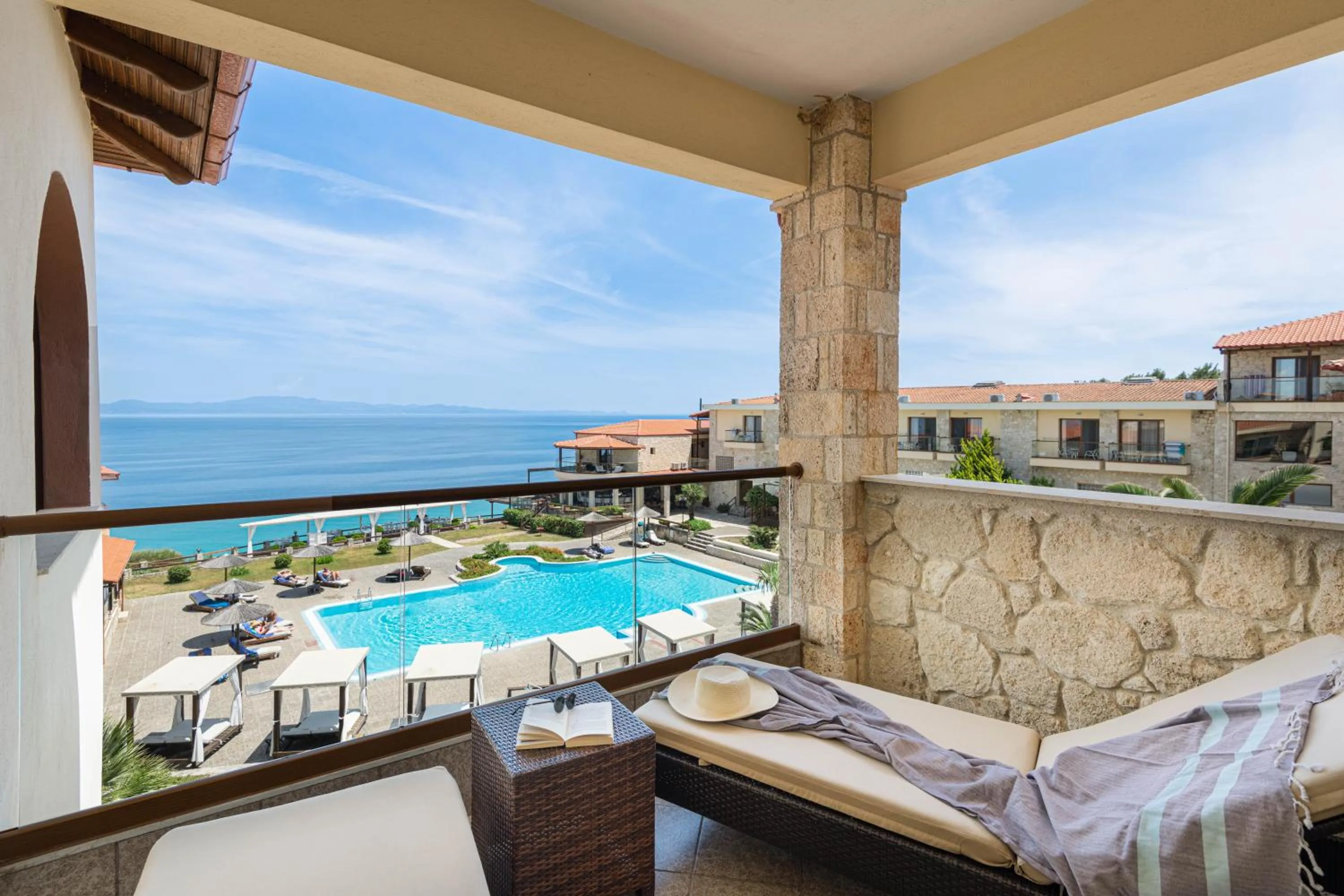 Balcony/Terrace in Blue Bay Halkidiki - Adults Only