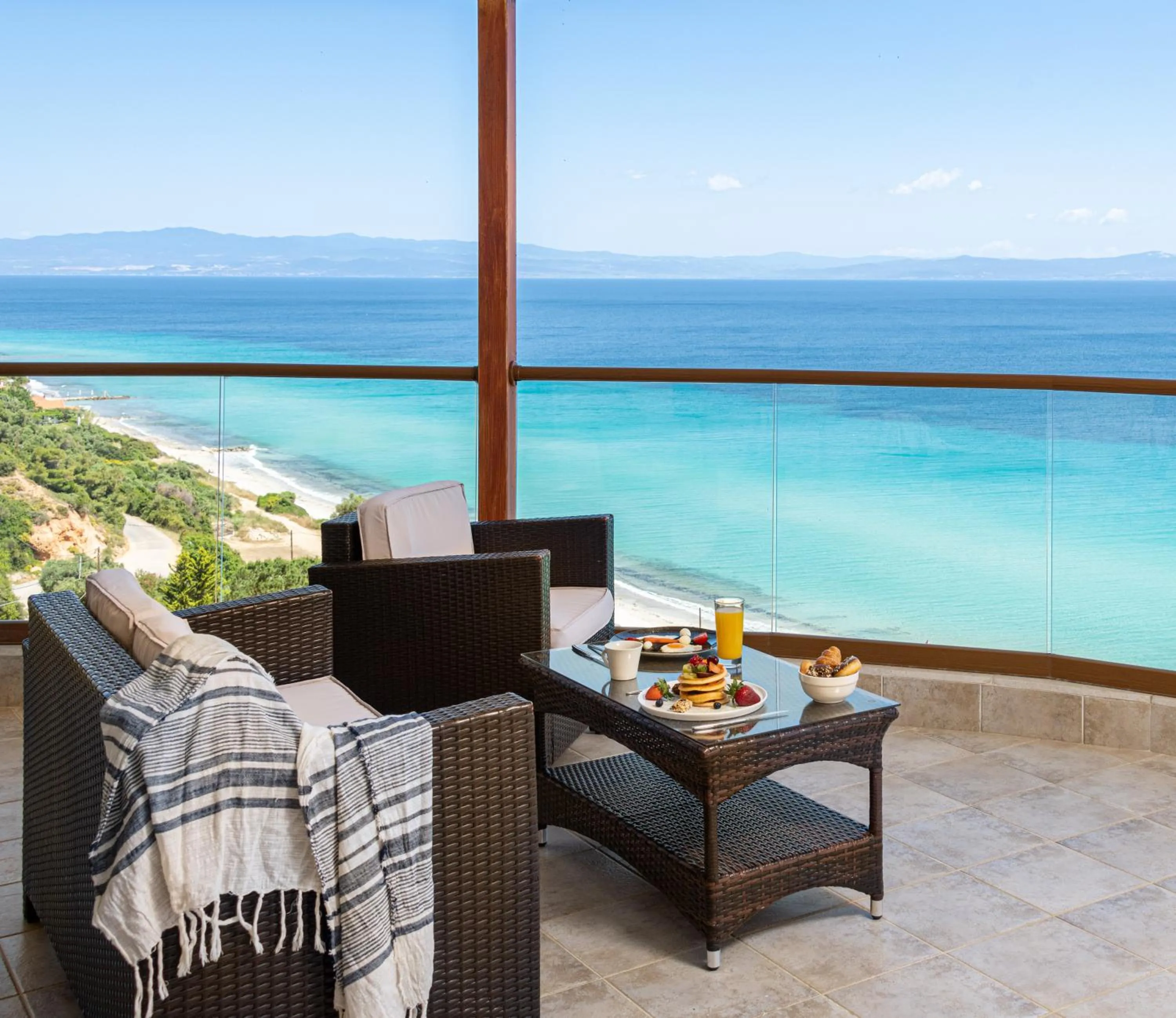 Balcony/Terrace in Blue Bay Halkidiki - Adults Only