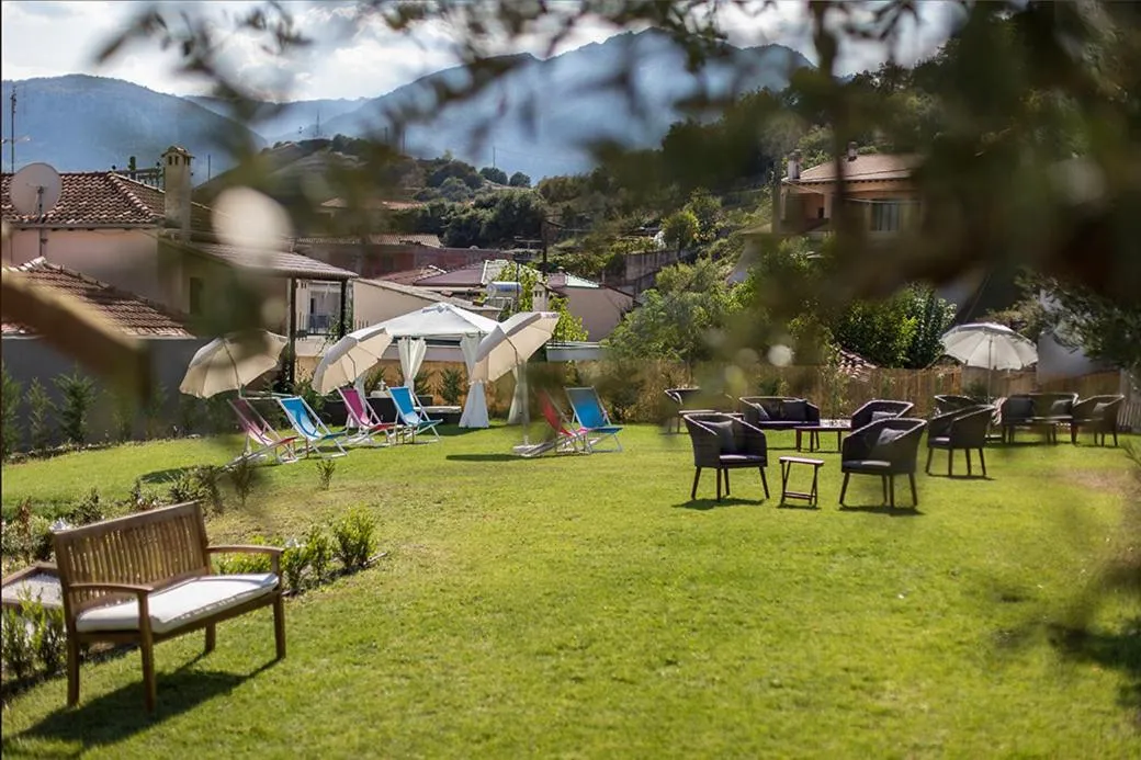Garden view in Theatro Hotel Odysseon