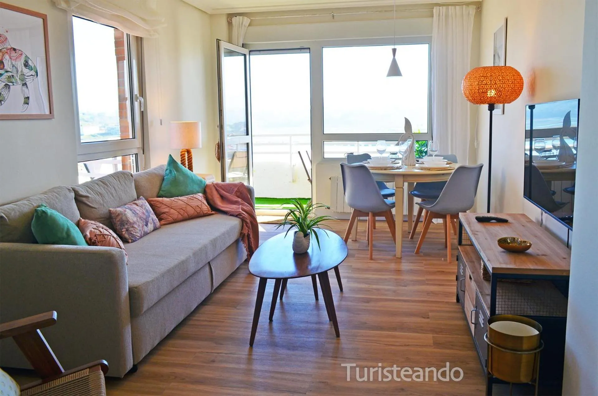 TV and multimedia in Dúplex ANANDA, vistas impresionantes con parking y piscina comunitaria