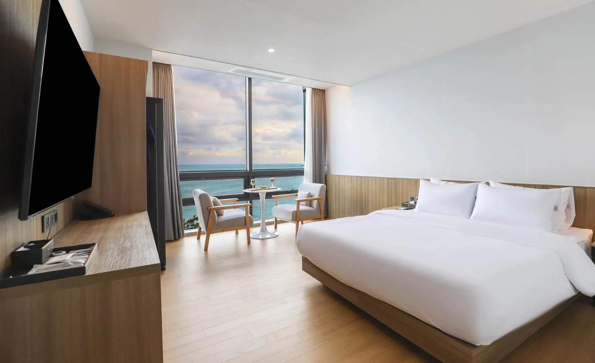 Bed in The Van Hotel