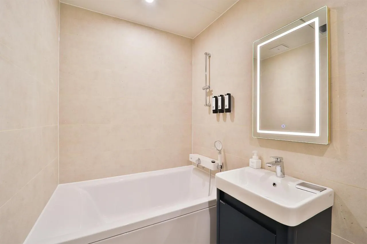 Bathroom in The Van Hotel