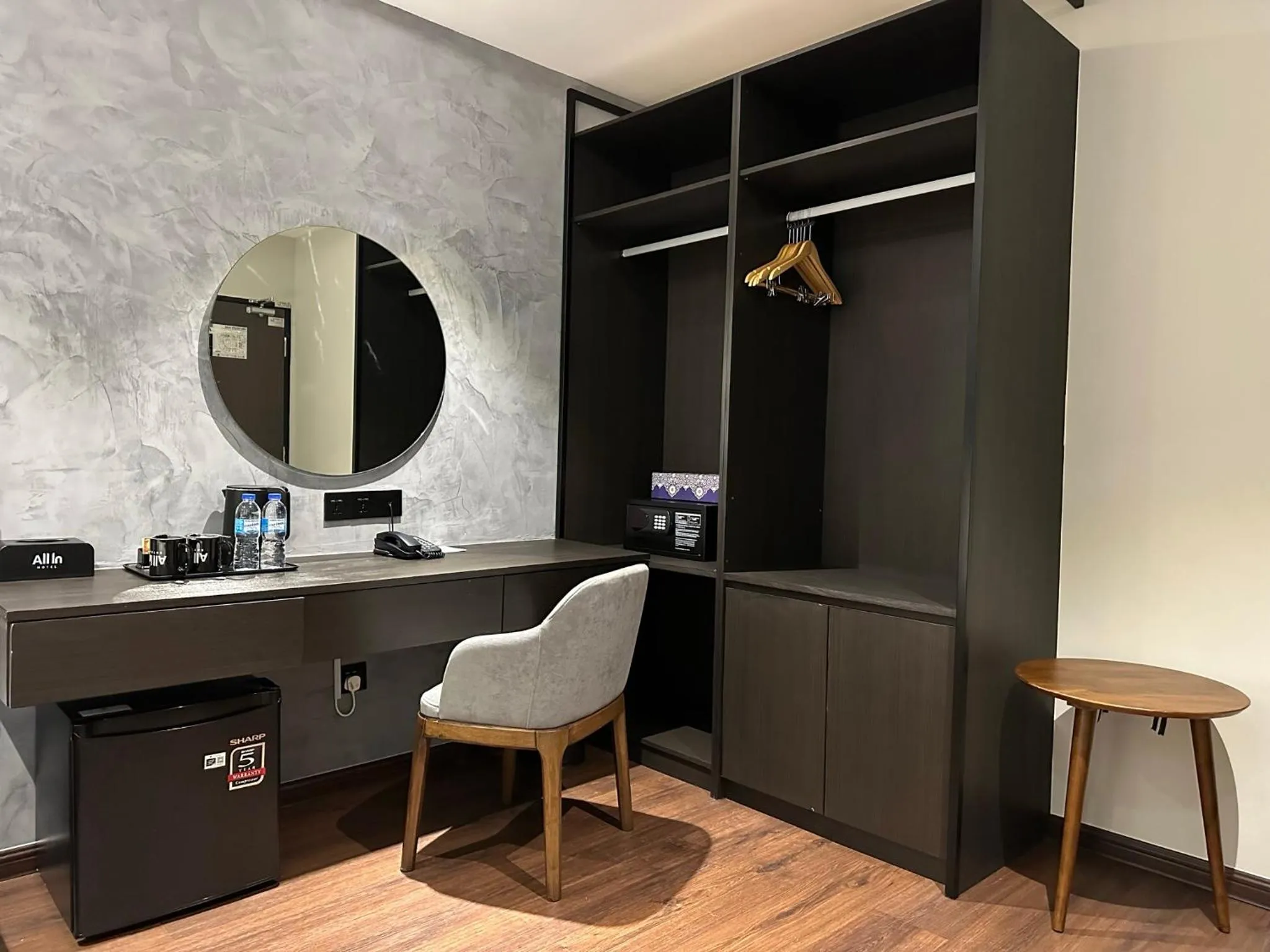 wardrobe in ALL IN HOTEL