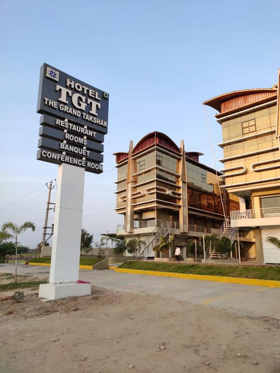 Property building in The Grand Takshak Hotel