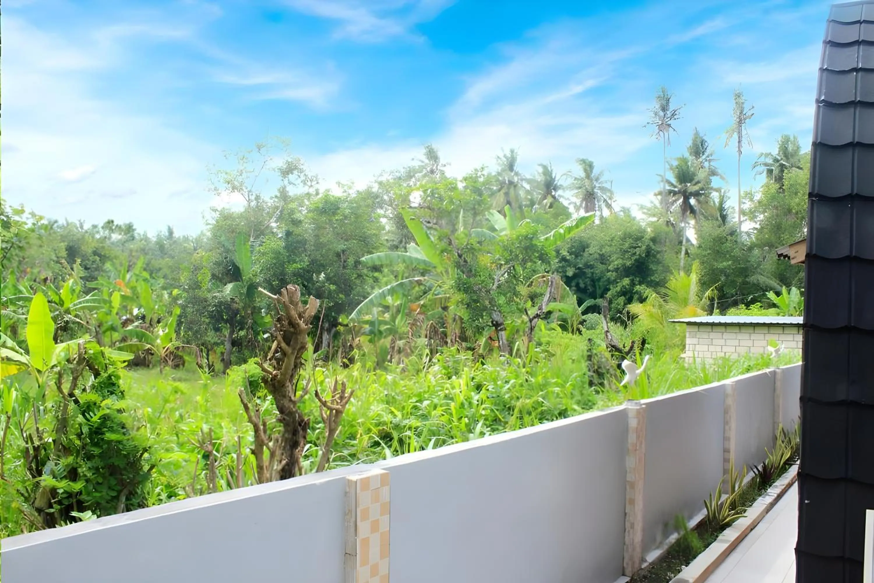 Garden view in Sekar Kuning Villa