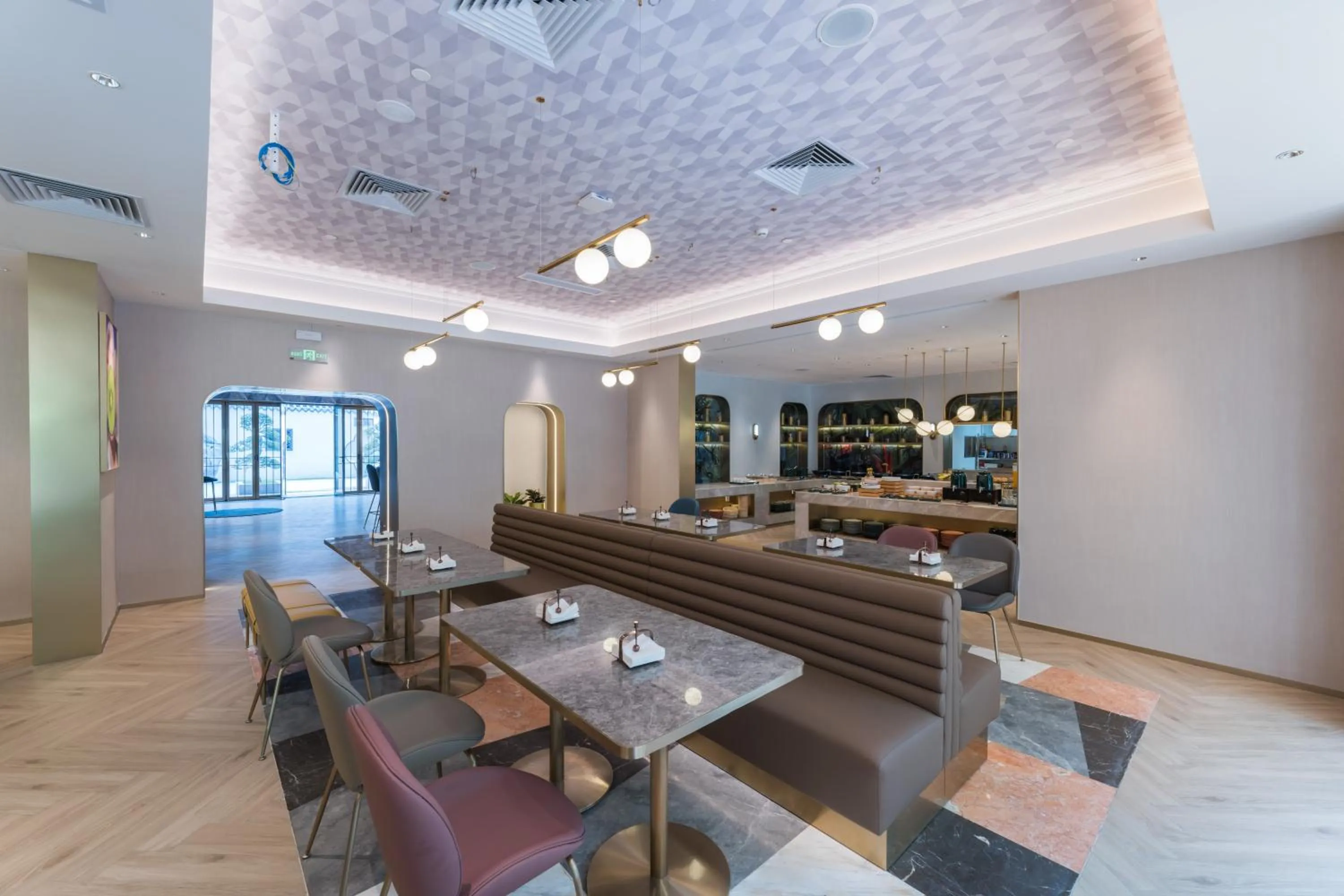 Restaurant/places to eat in Manxin Hotel Guangzhou Baiyun Airport Branch