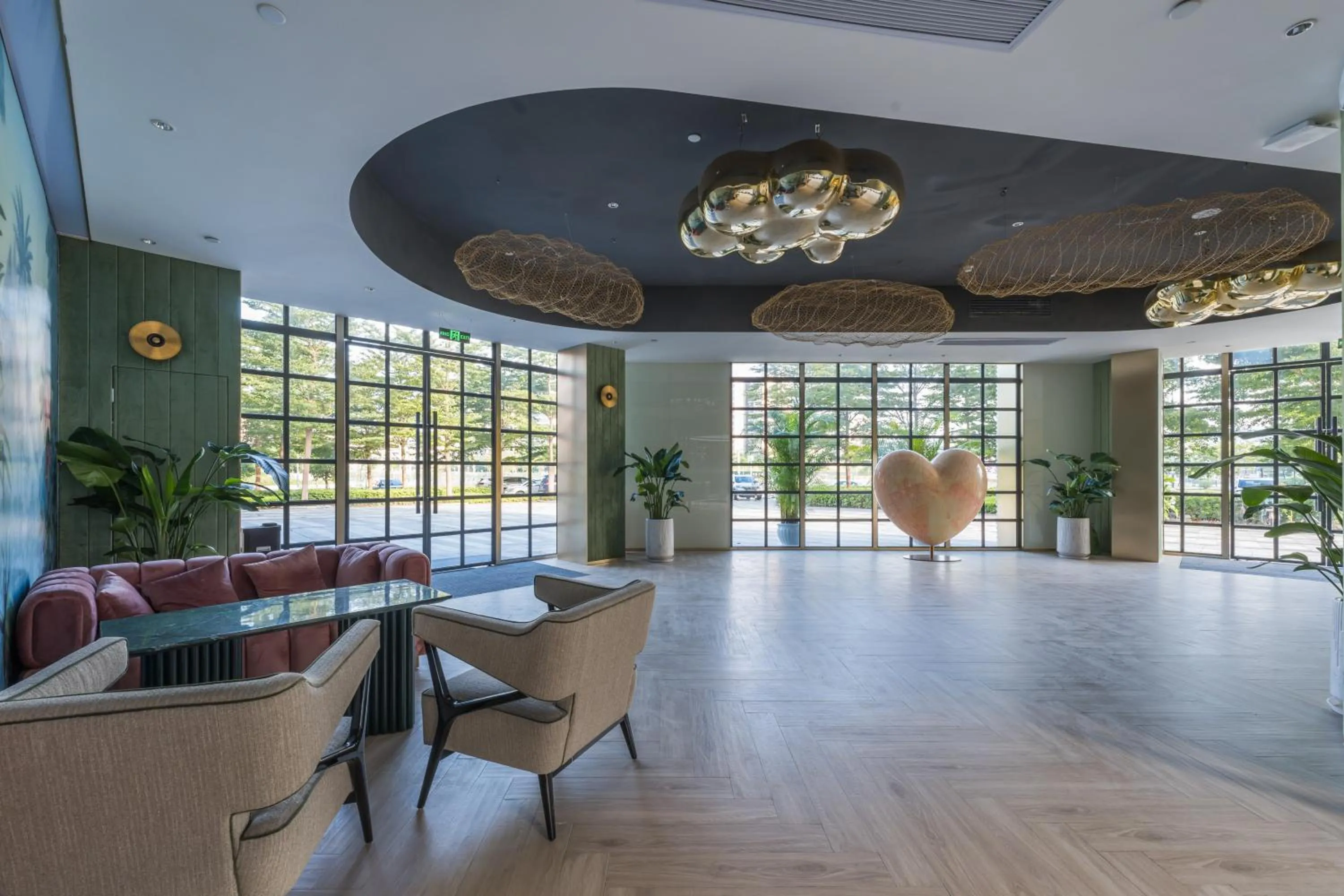 Seating area in Manxin Hotel Guangzhou Baiyun Airport Branch