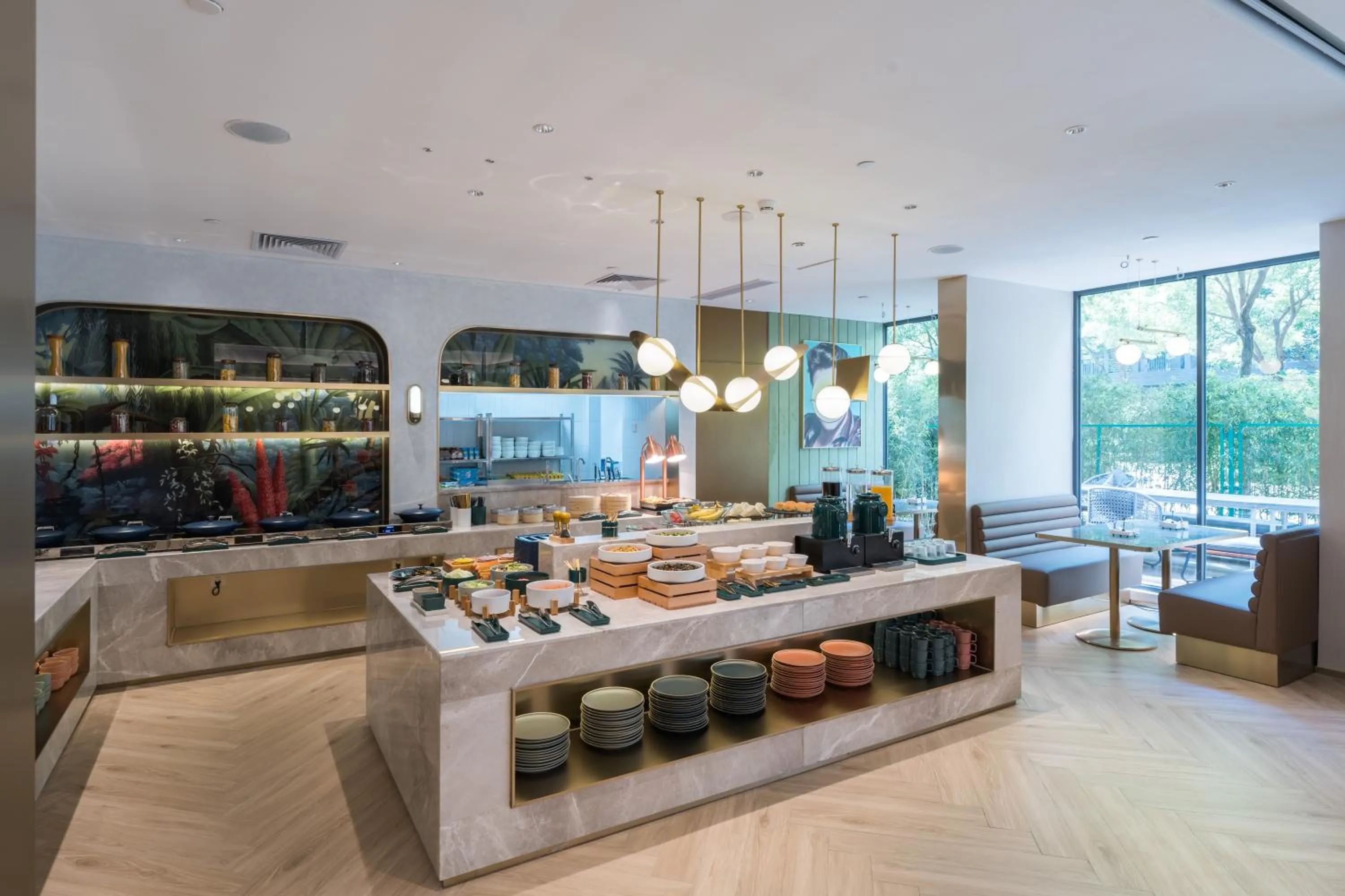 Breakfast in Manxin Hotel Guangzhou Baiyun Airport Branch