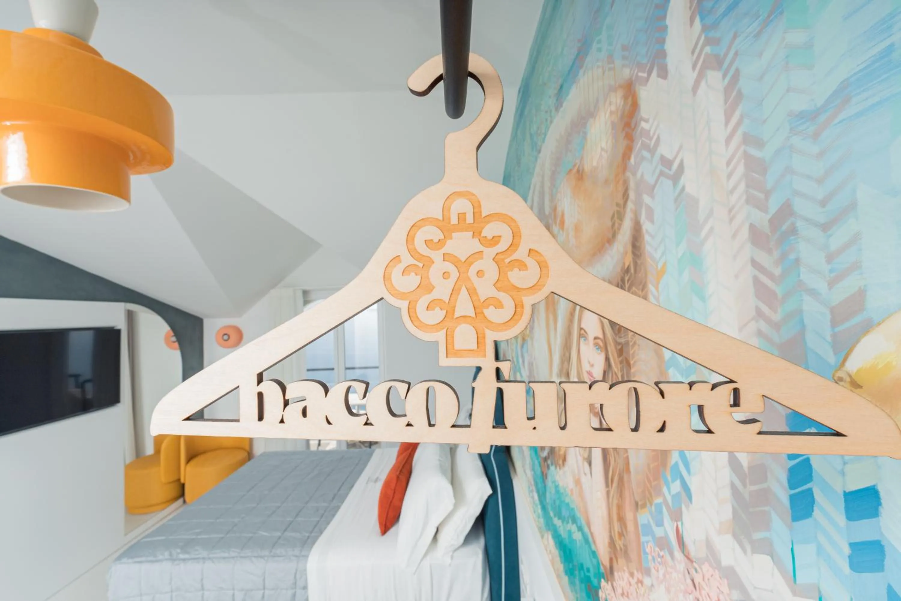 Bed in Albergo Dipinto BaccoFurore