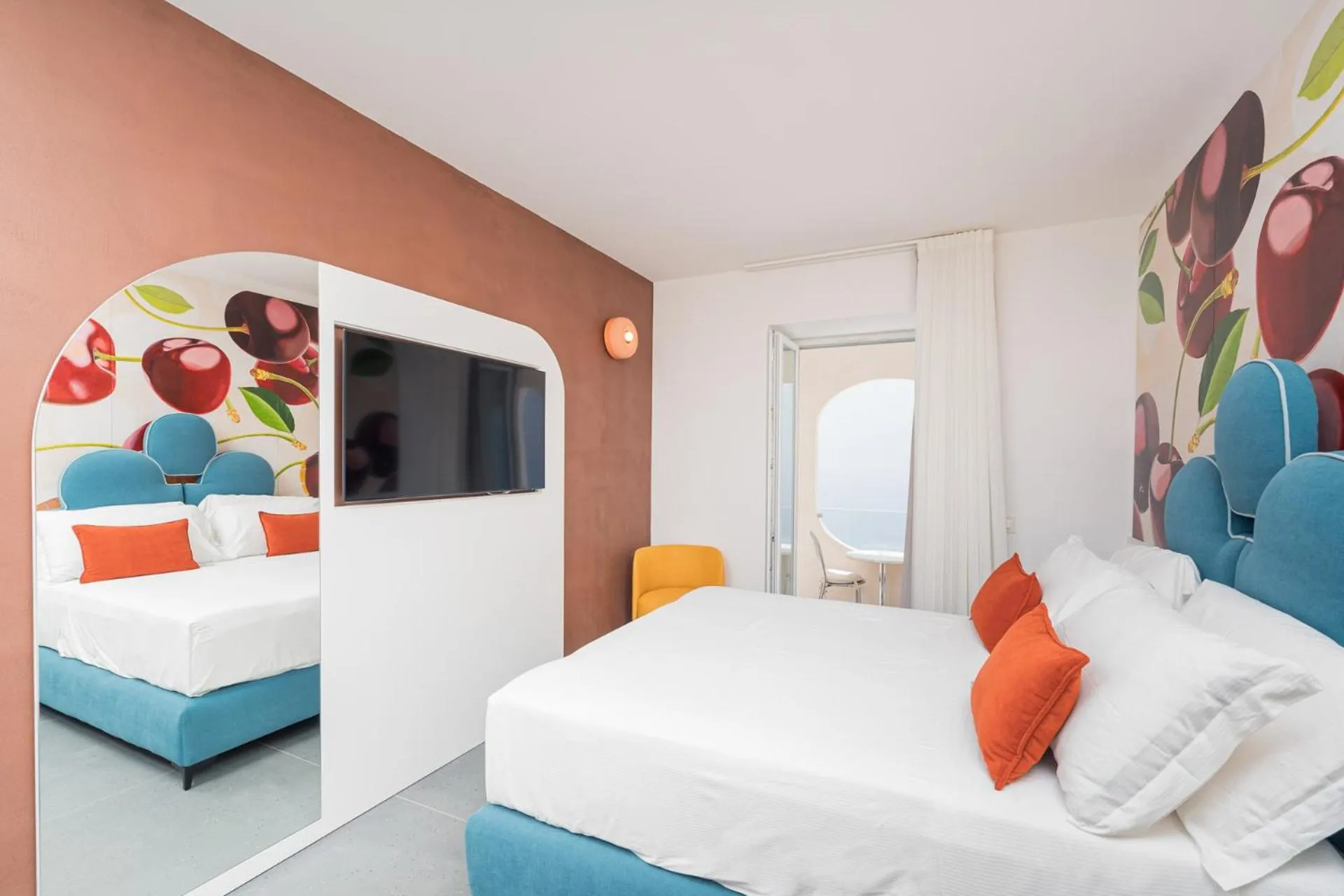 Bed in Albergo Dipinto BaccoFurore