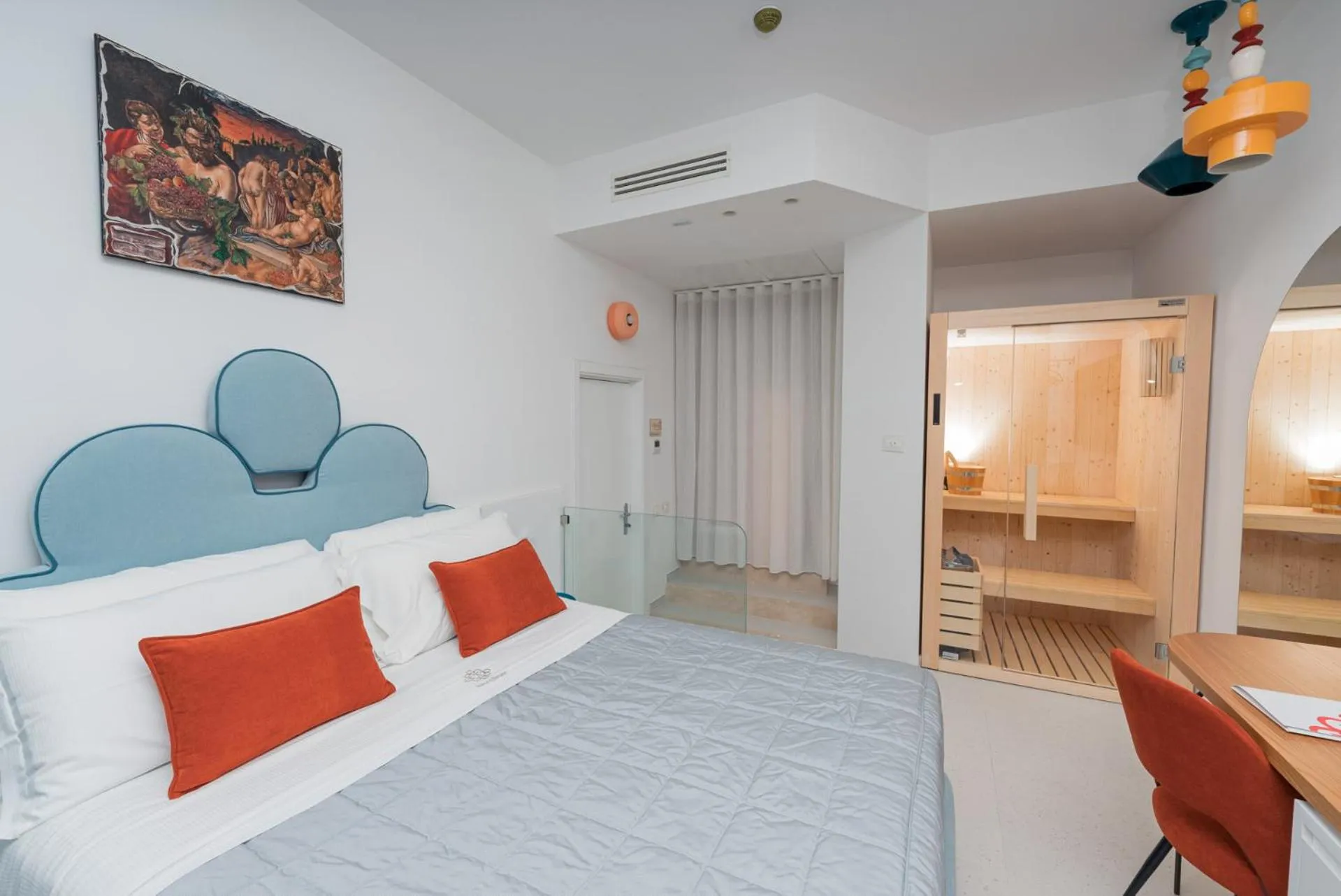 Bed in Albergo Dipinto BaccoFurore