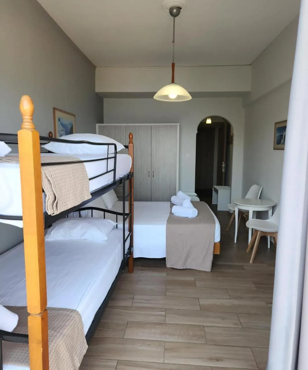 Bed in Stefania Hotel