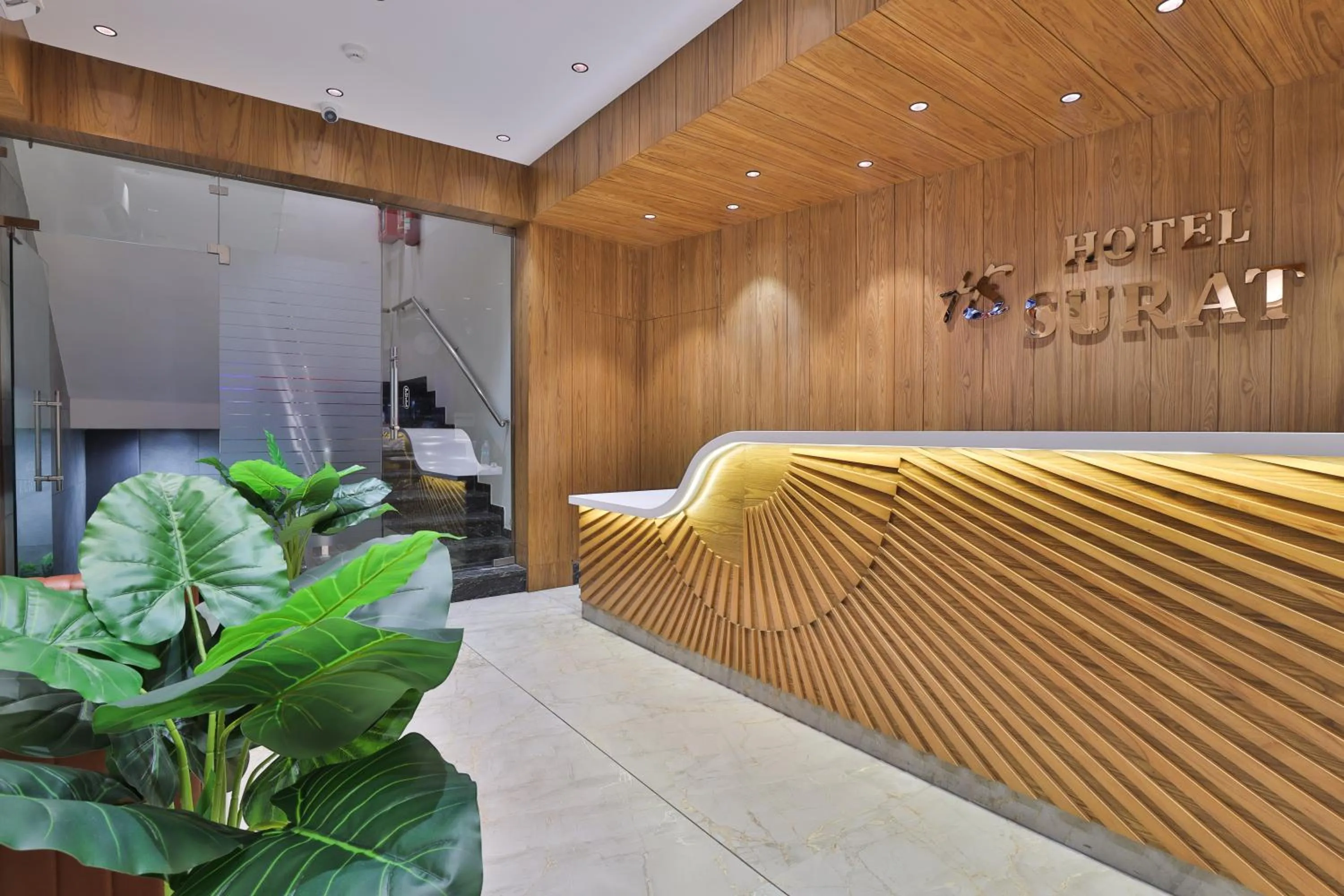 Lobby or reception in HOTEL SURAT